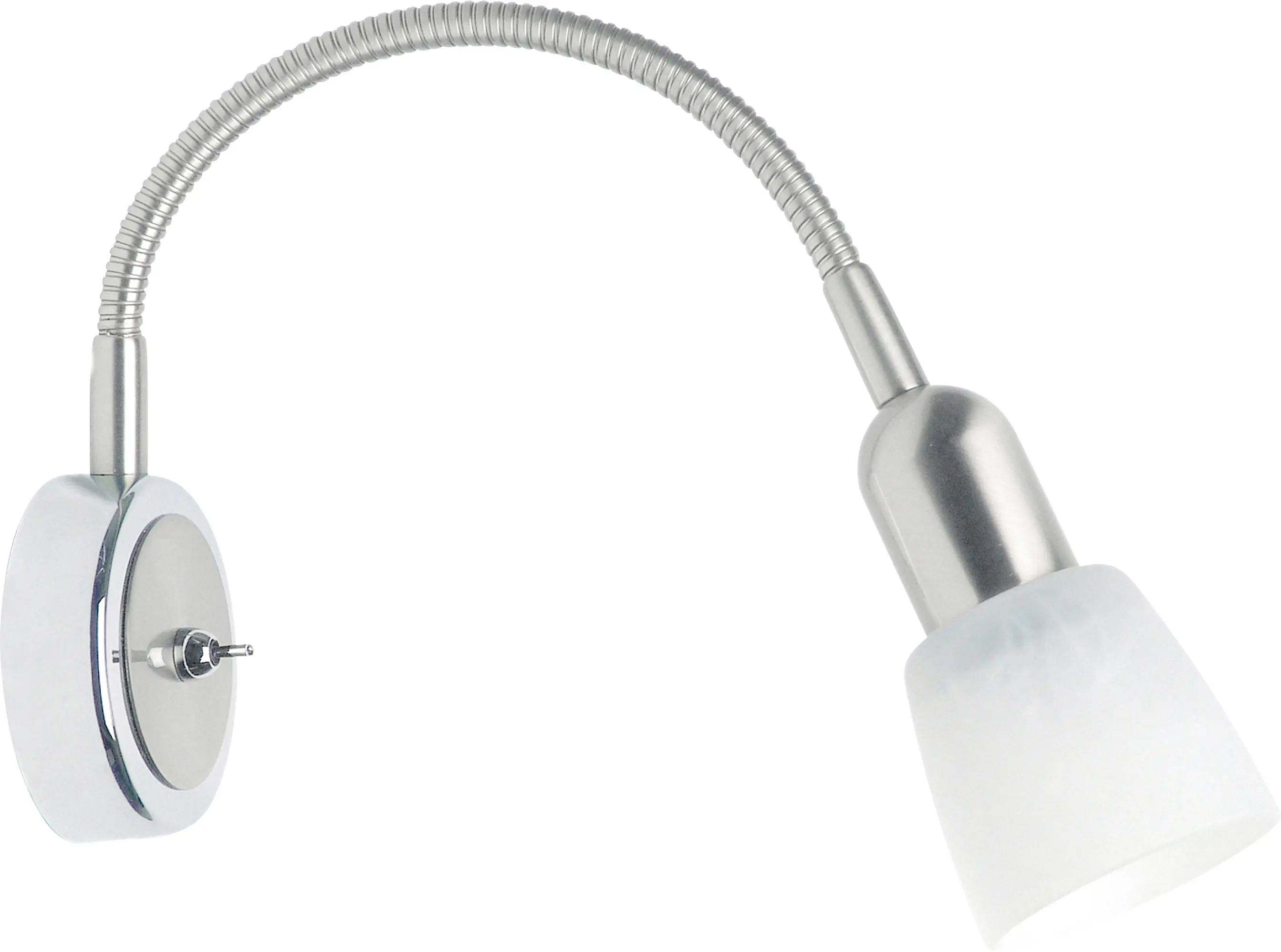 Brilliant Wandspot Sofia eisen-chrom 37 x 9 cm E14 max. 40 W mit Schalter Brilliant Wandspot Sofia eisen-chrom 37 x 9 cm E14 max. 40 W mit Schalter