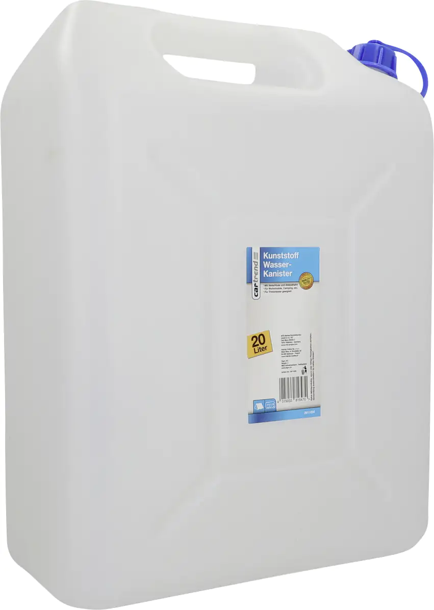 Cartrend Wasserkanister 20 Liter Volumen Kunststoff weiß