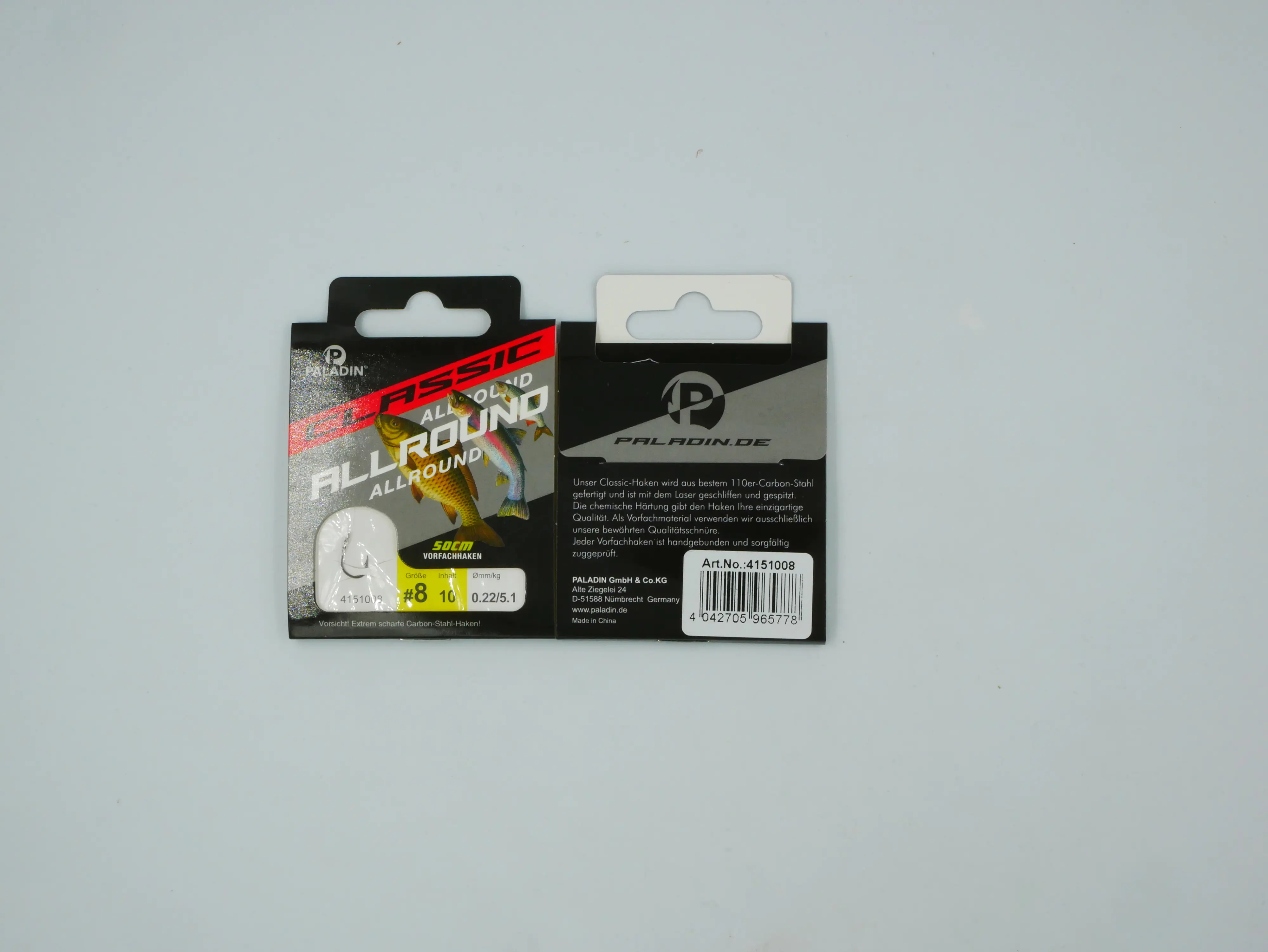 Paladin Allroundhaken gebunden Größe 8 50 cm 10 Stück gunsmoke Paladin Allroundhaken gebunden Größe 8 50 cm 10 Stück gunsmoke