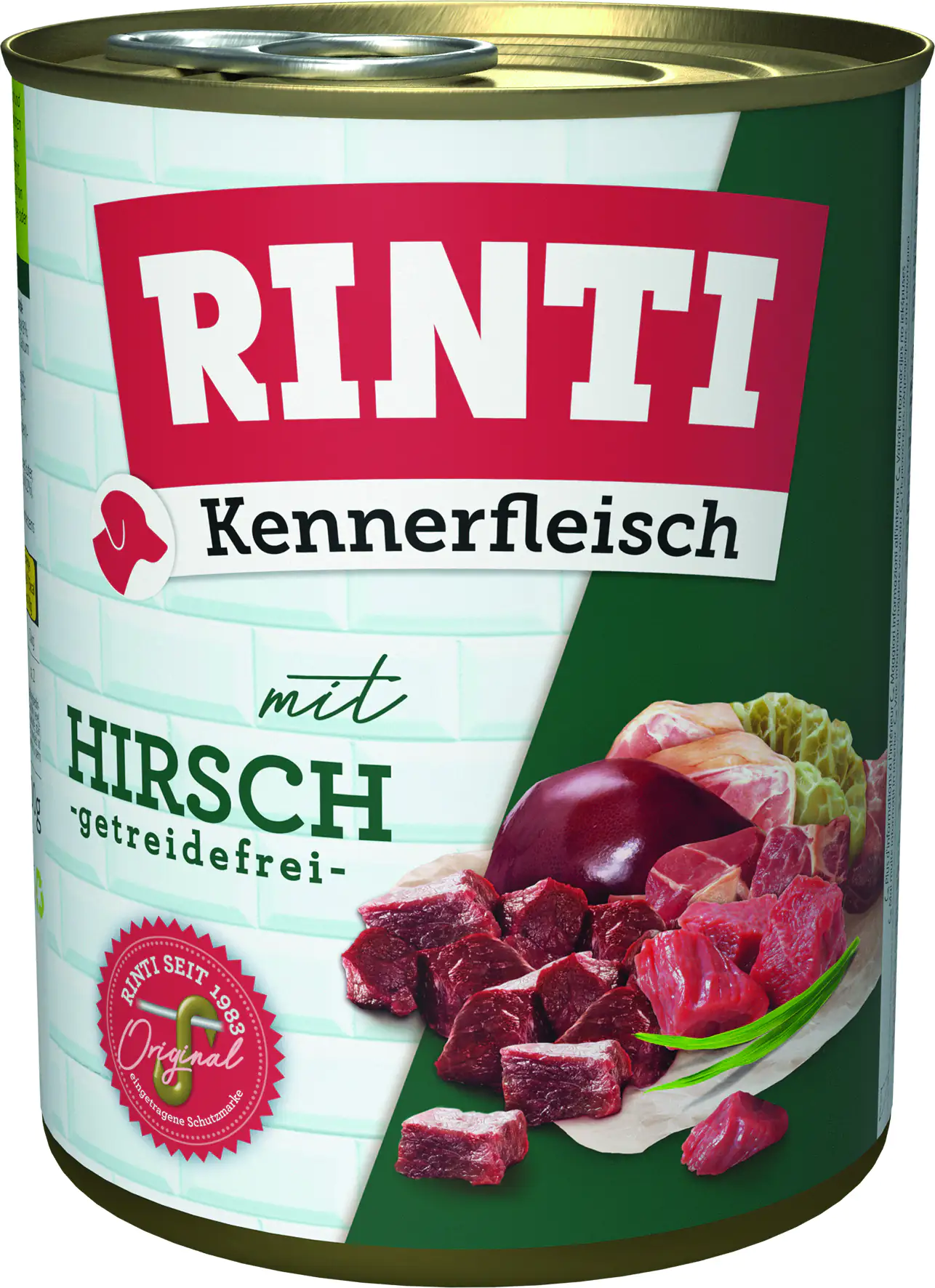 Rinti Kennerfleisch Hundenassfutter Adult 800 g Hirsch bei Kartonabnahme Rinti Kennerfleisch Hundenassfutter Adult 800 g Hirsch bei Kartonabnahme