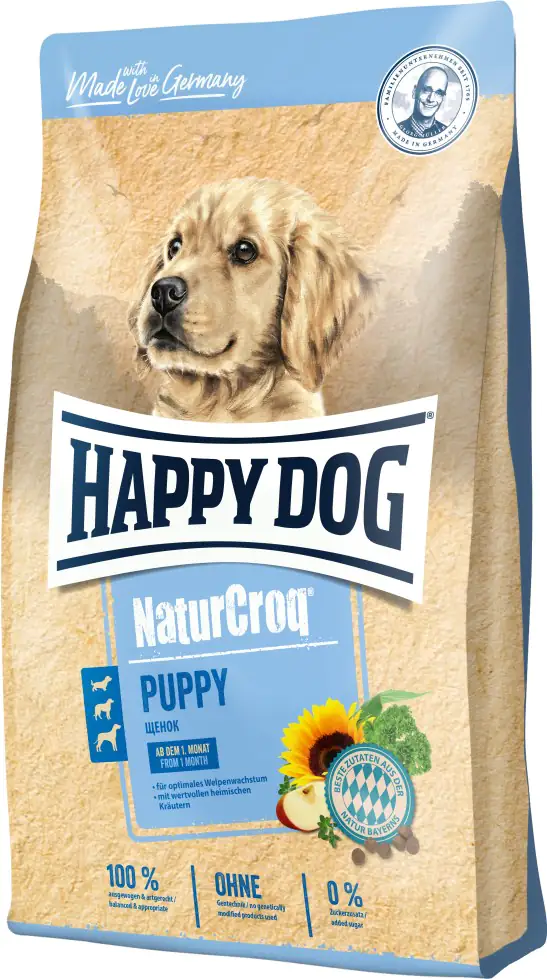 Happy Dog NaturCroq Hundetrockenfutter Puppy 15 kg Geflügel  