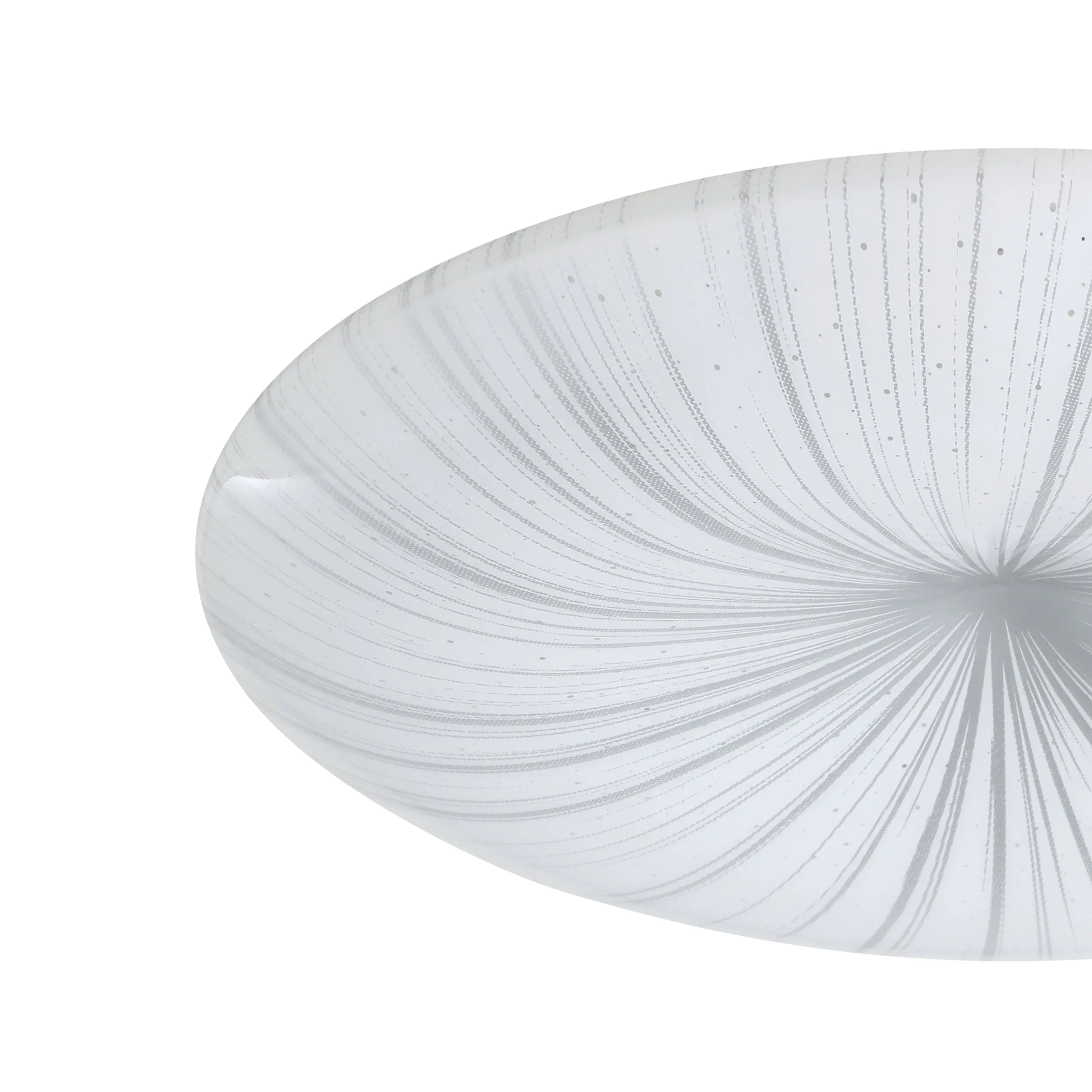 Eglo LED Deckenleuchte Nieves weiß-silber Ø 31 cm warmweiß Eglo LED Deckenleuchte Nieves weiß-silber Ø 31 cm warmweiß