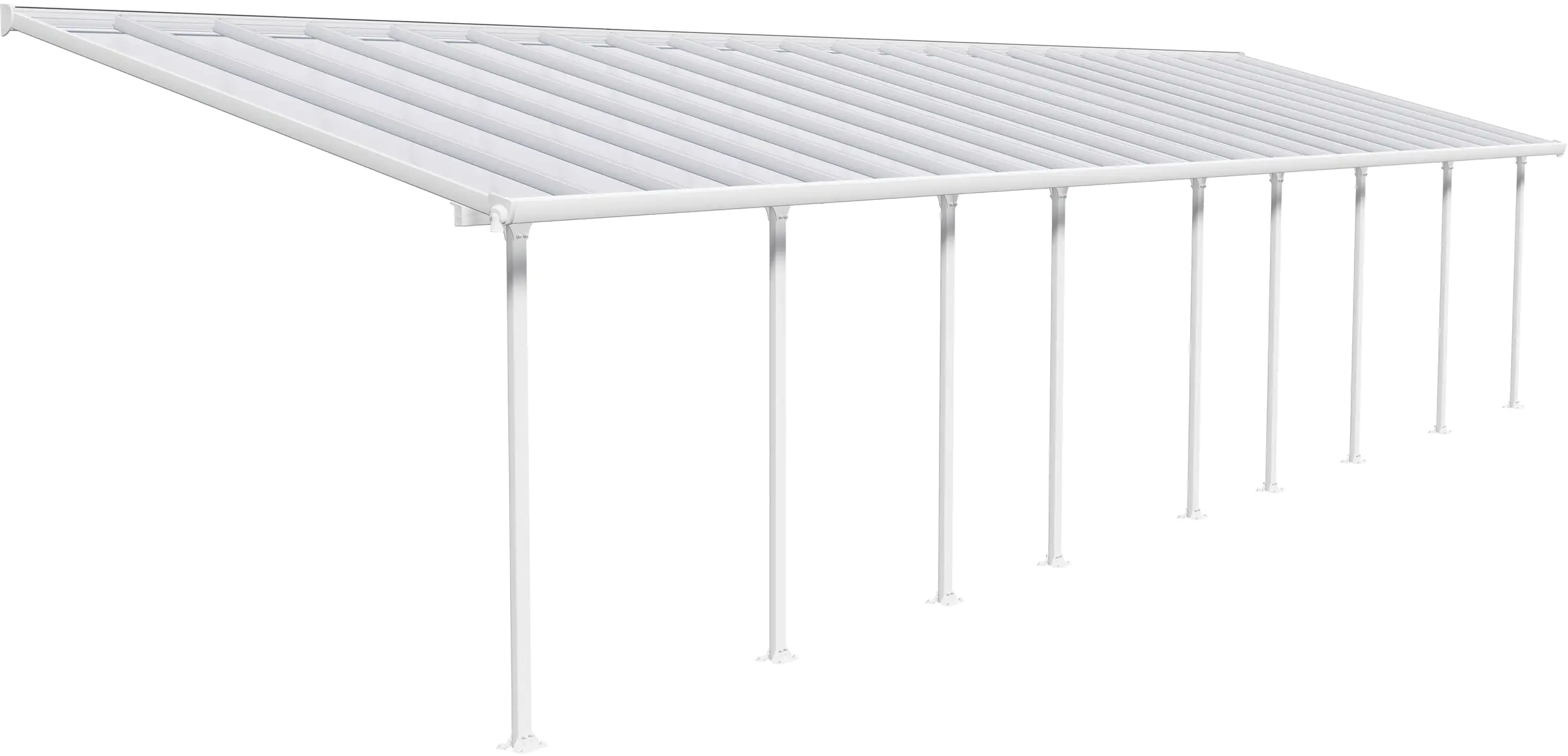 Canopia Terrassendach 1340 x 300 cm weiß