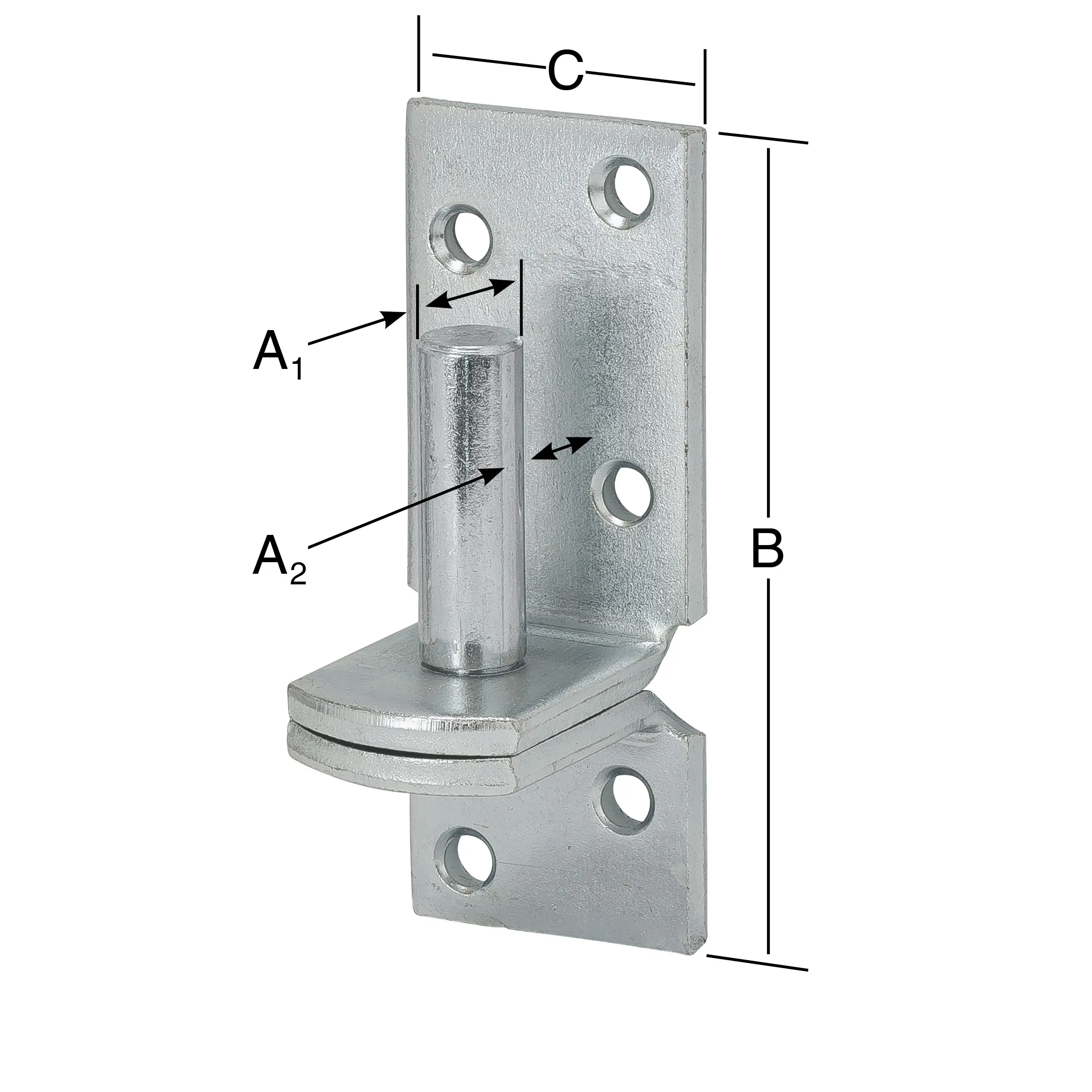 Vormann Kloben verzinkt 10/9.3 x 85 x 33 mm