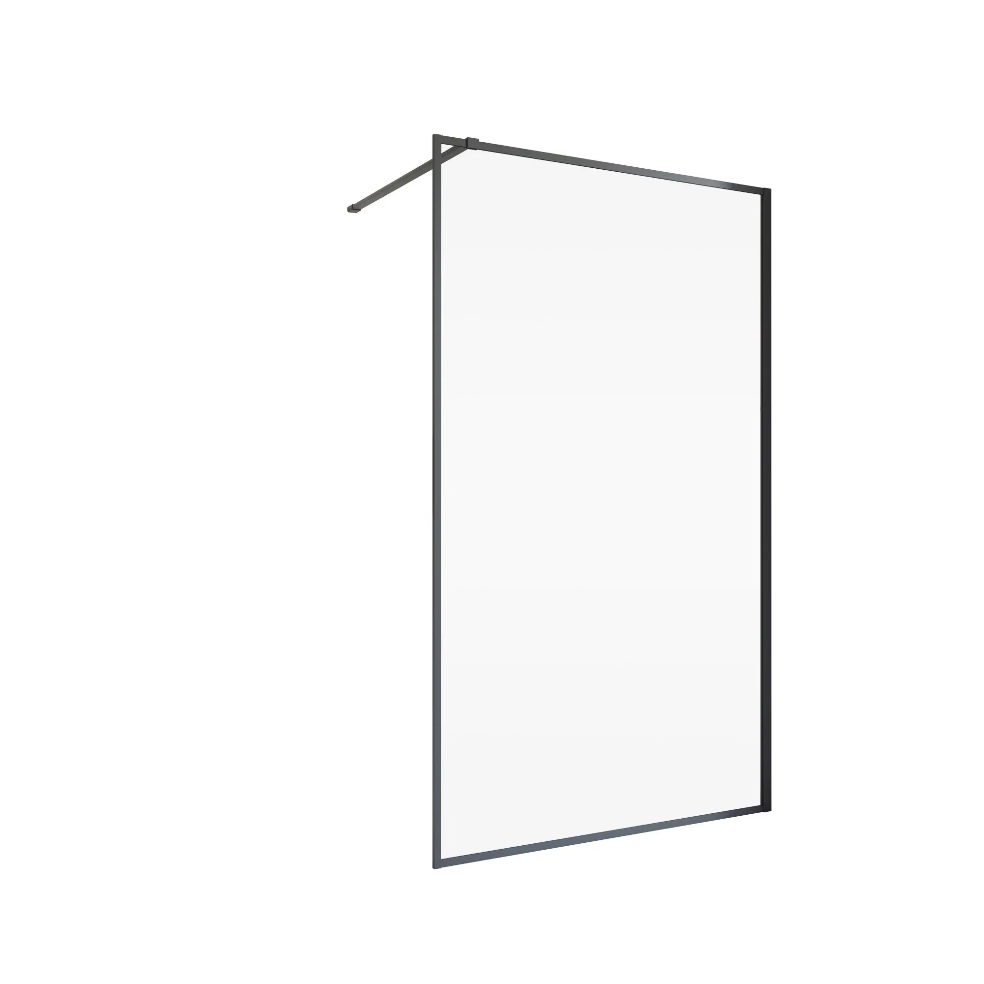 Schulte Duschwand Walk In Trend 2.0 120 x 200 cm schwarz matt klar Schulte Duschwand Walk In Trend 2.0 120 x 200 cm schwarz matt klar