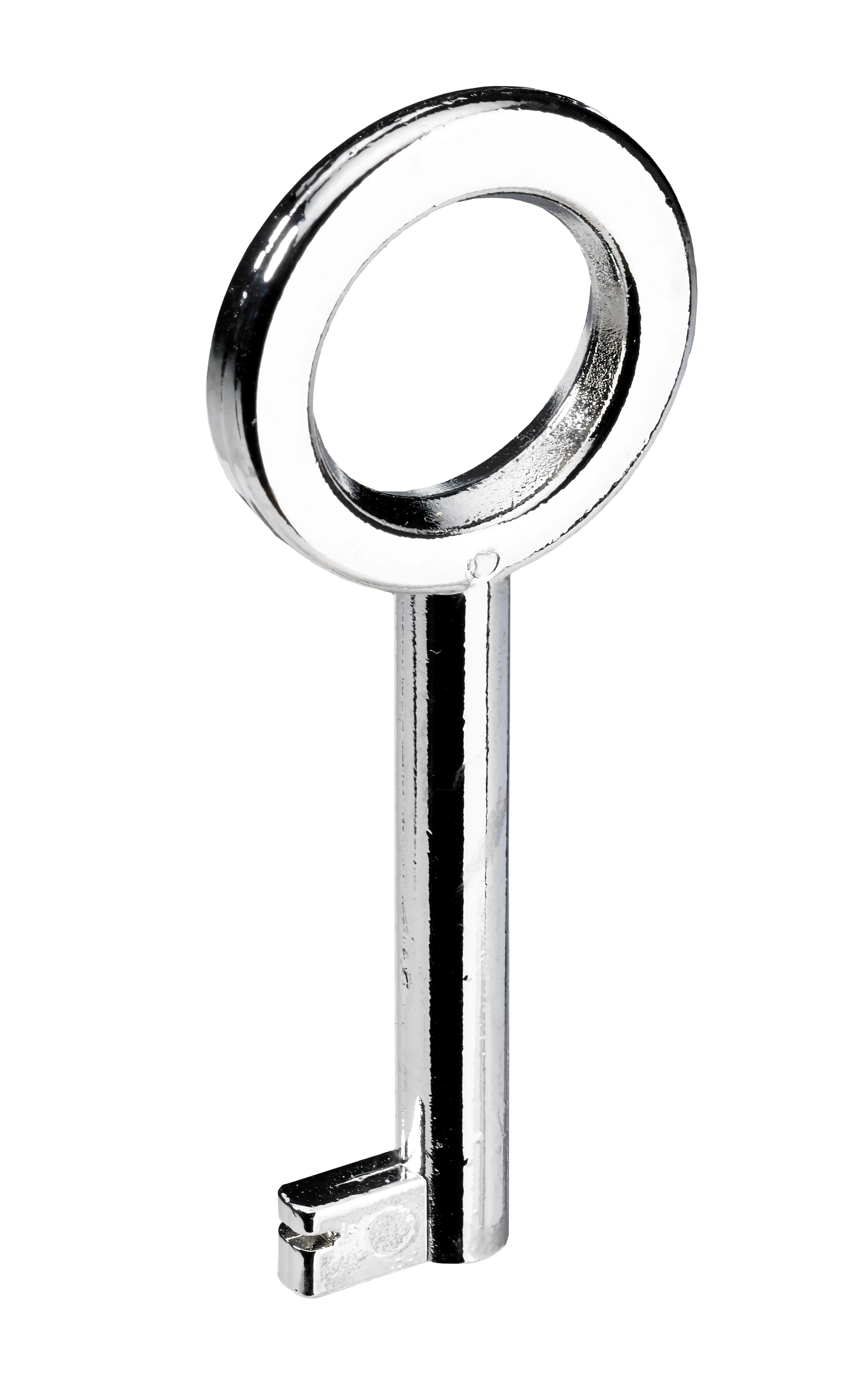 Hettich Buntbart-Schlüssel vernickelt glanz 65 x 4 mm Stahl, 1 Stück