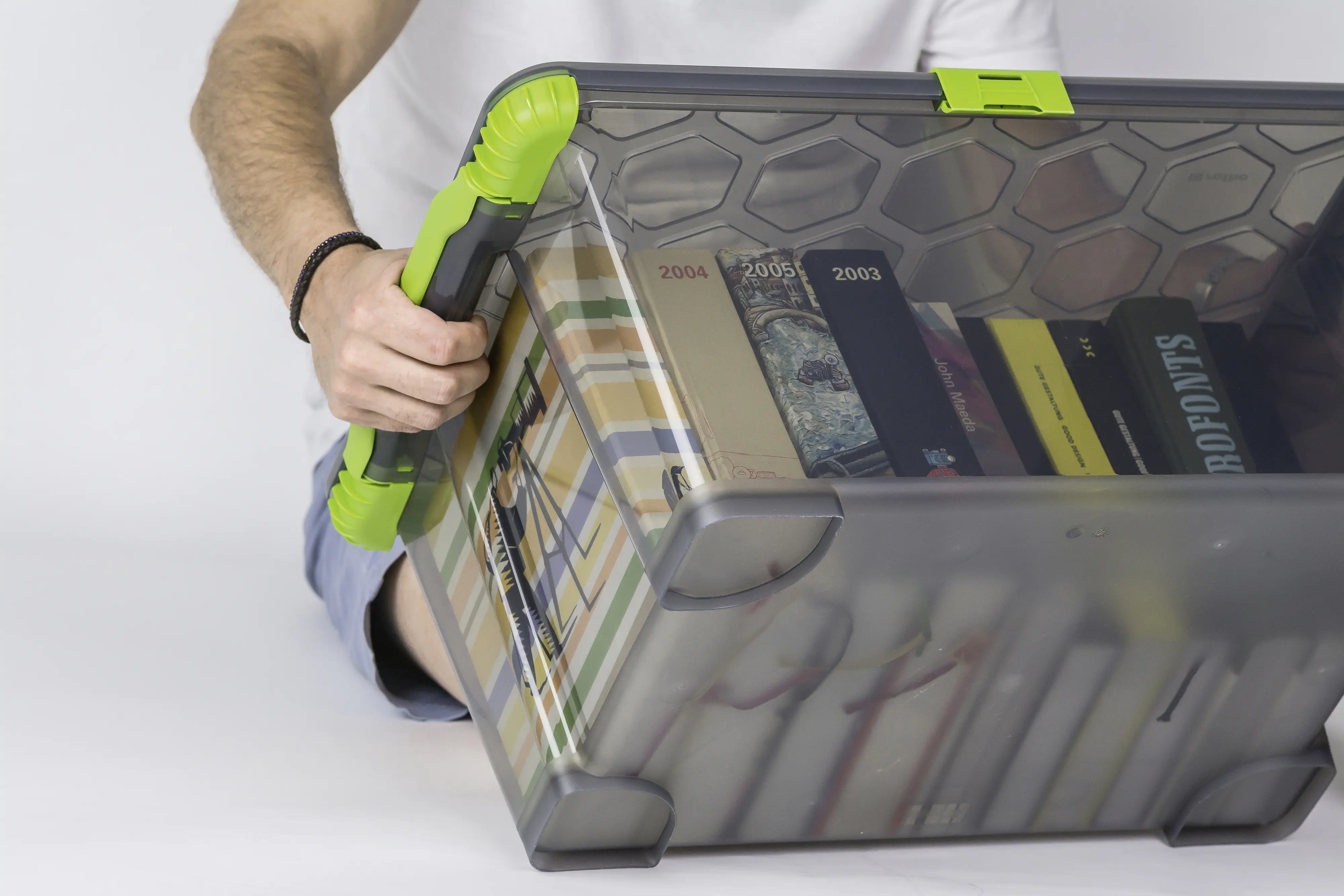 Rotho Aufbewahrungsbox EVO Total inkl. Deckel 44 L anthrazit