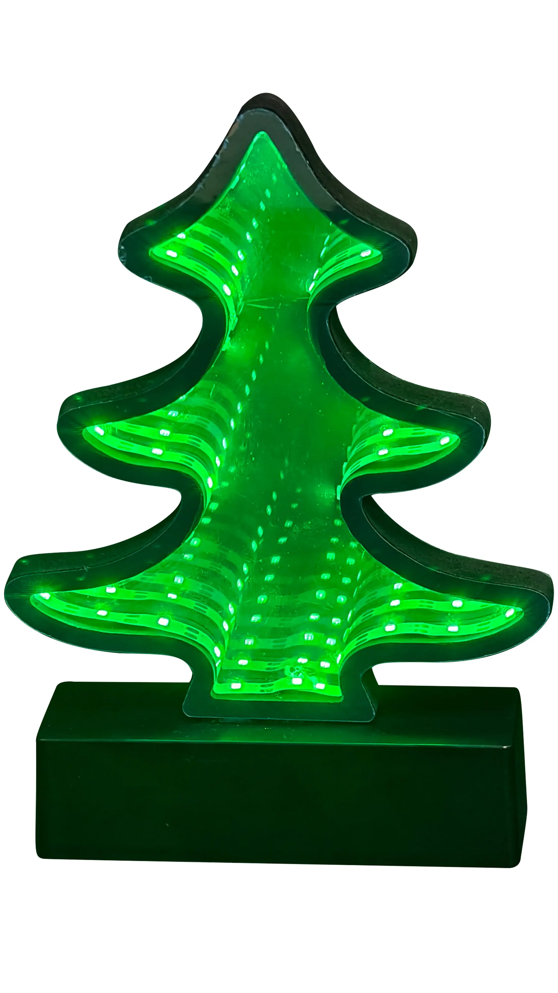 TrendLine LED Dekofigur Tannenbaum 20 cm batteriebetrieben grün