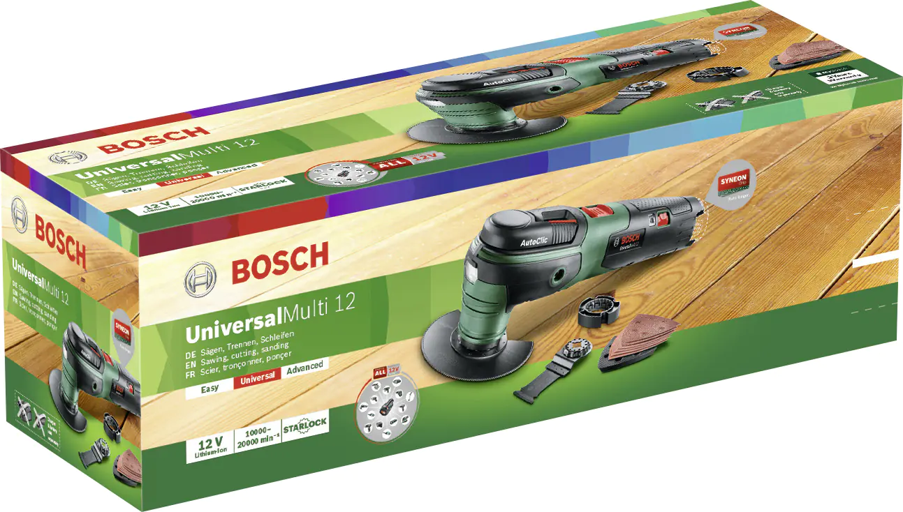 Bosch Akku-Multifunktionswerkzeug UniversalMulti 12 V Bosch Akku-Multifunktionswerkzeug UniversalMulti 12 V