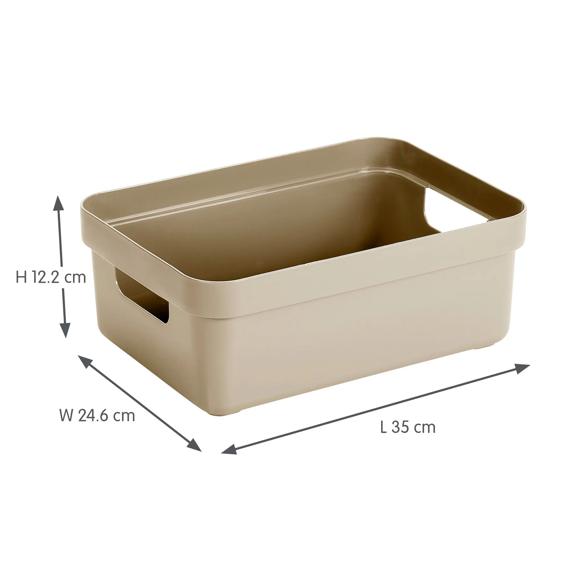 Sunware Aufbewahrungsbox Sigma Home 9L beige 3er Set