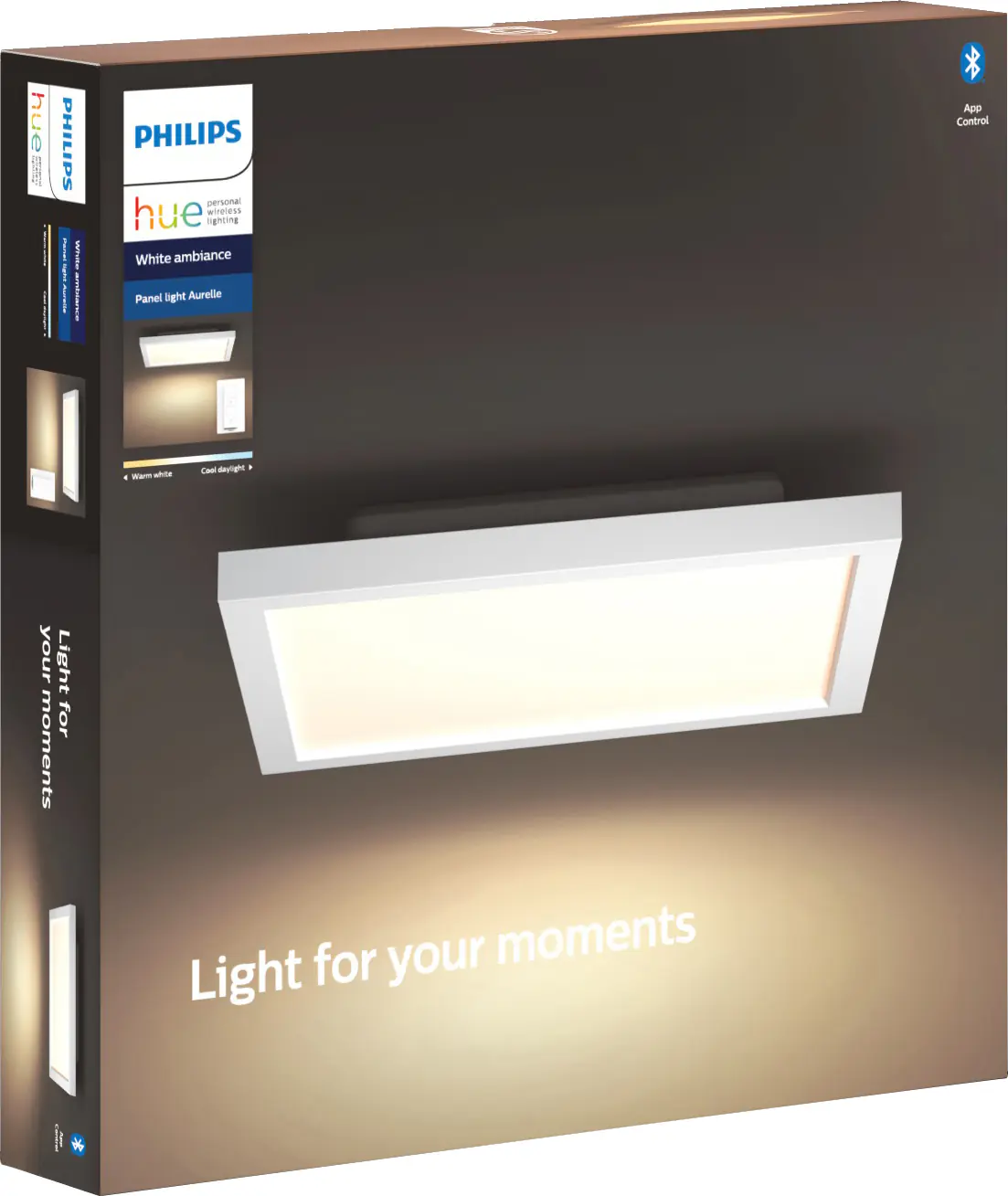 Philips Hue LED Panel White Ambiance Aurelle weiß 30 x 30 cm