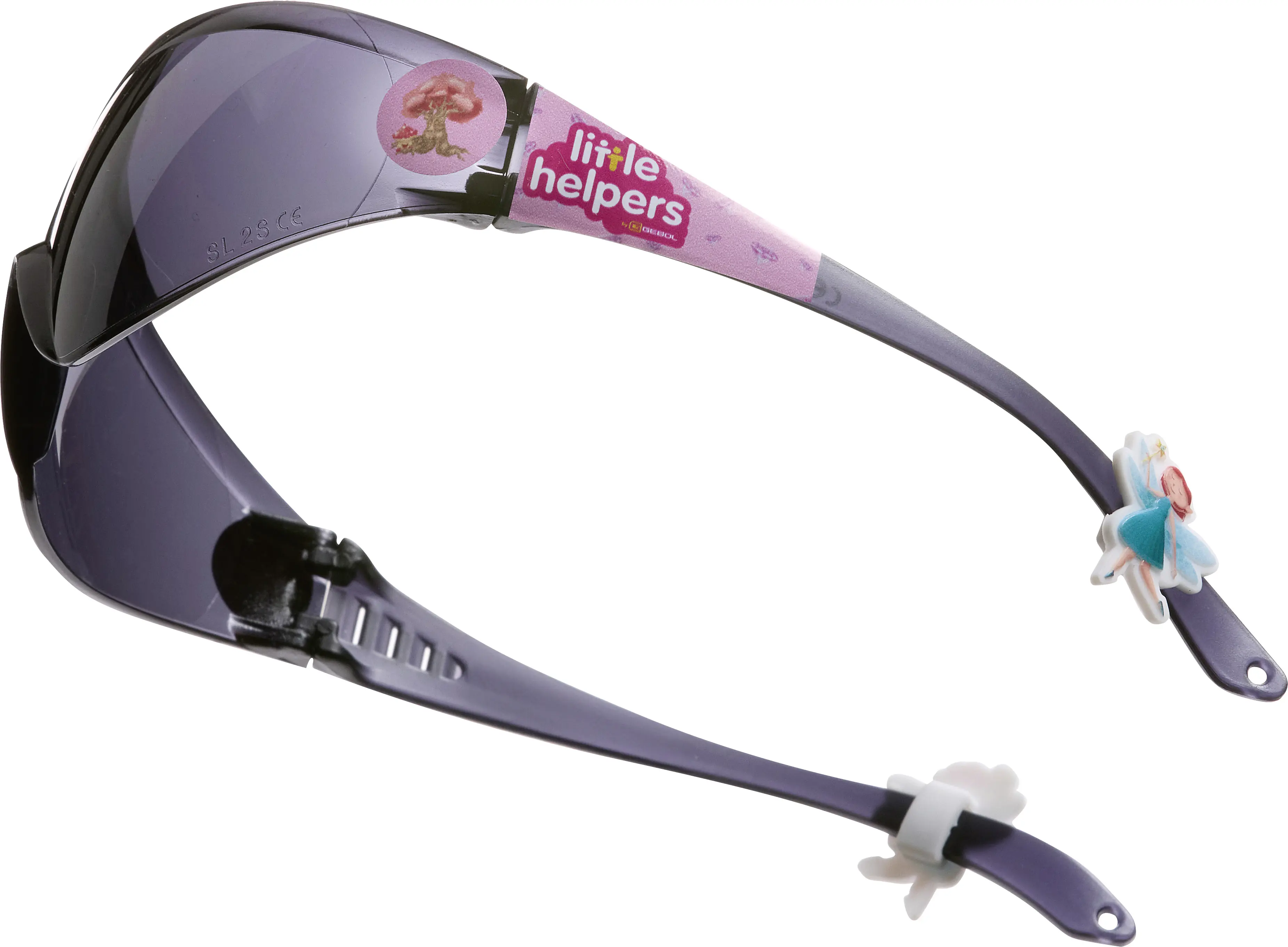 Gebol Schutzbrille Little Helpers Märchenwald pink getönt