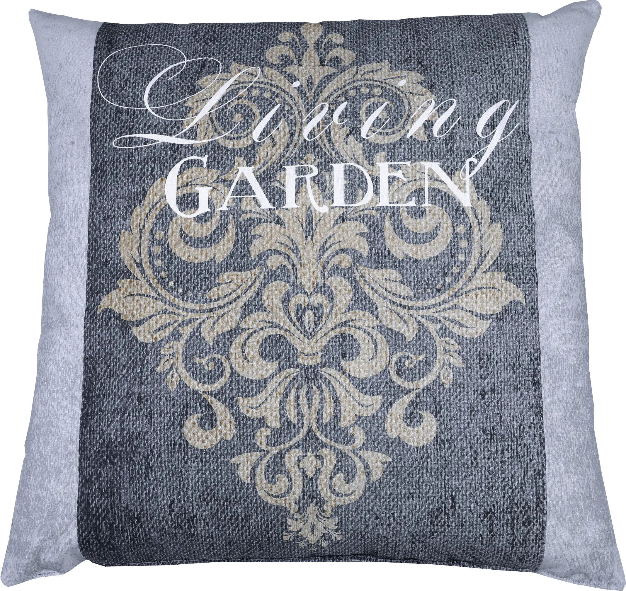 GO-DE Kissen Klara 48 cm x 48 cm x 10 cm, grau, anthrazit