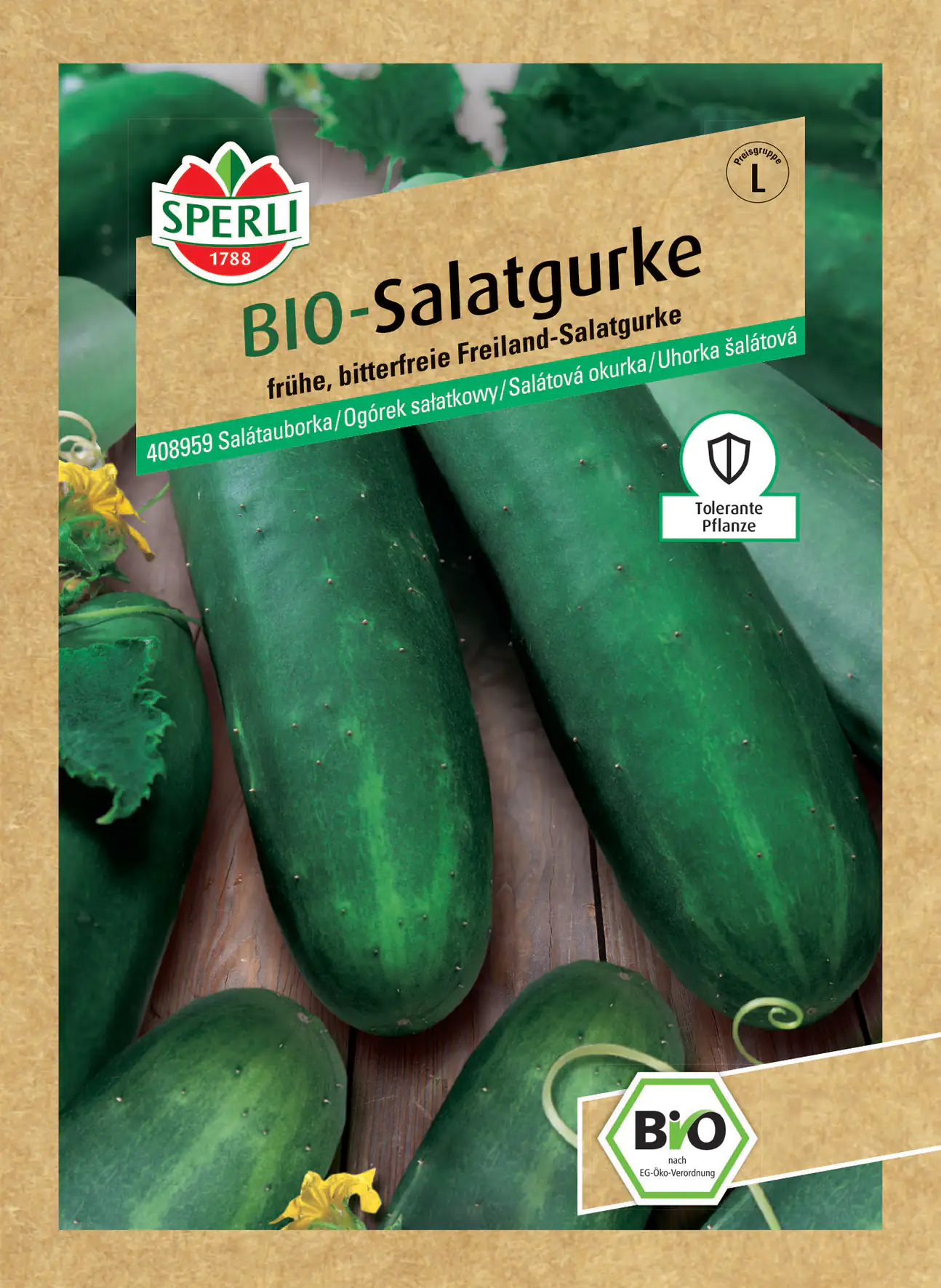 Sperli BIO Salatgurke Freiland Sperli BIO Salatgurke Freiland