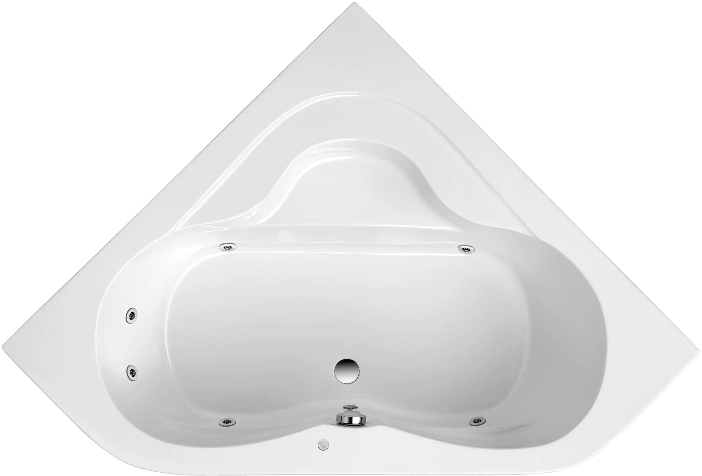 Ottofond Whirlpool-System Lorca 140 cm, Typ 1