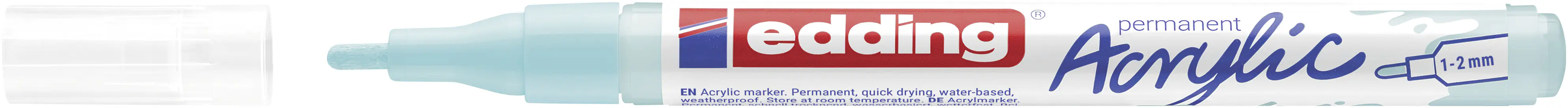 edding 5300 Acrylmarker fein pastellblau 1 - 2 mm
