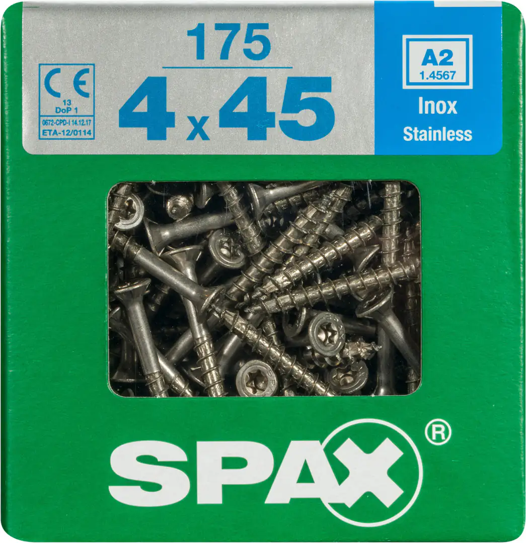 Spax Universalschrauben 4.0 x 45 mm TX 20 - 175 Stk.