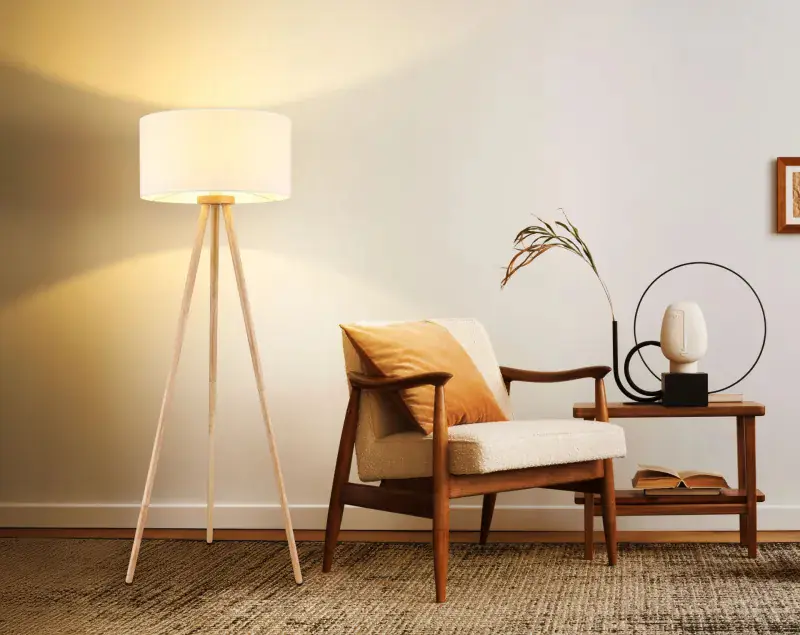 Globo Stehleuchte Stabilo  50 x 148 cm (Ø x H) braun