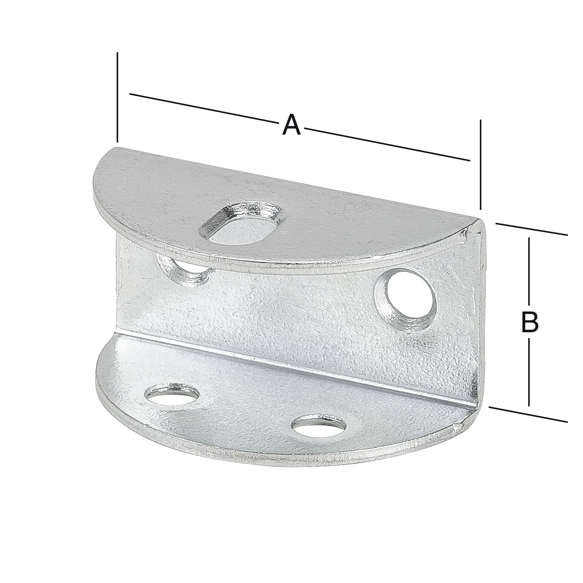 Vormann Spanplattenhalter verzinkt 40 x 19 mm