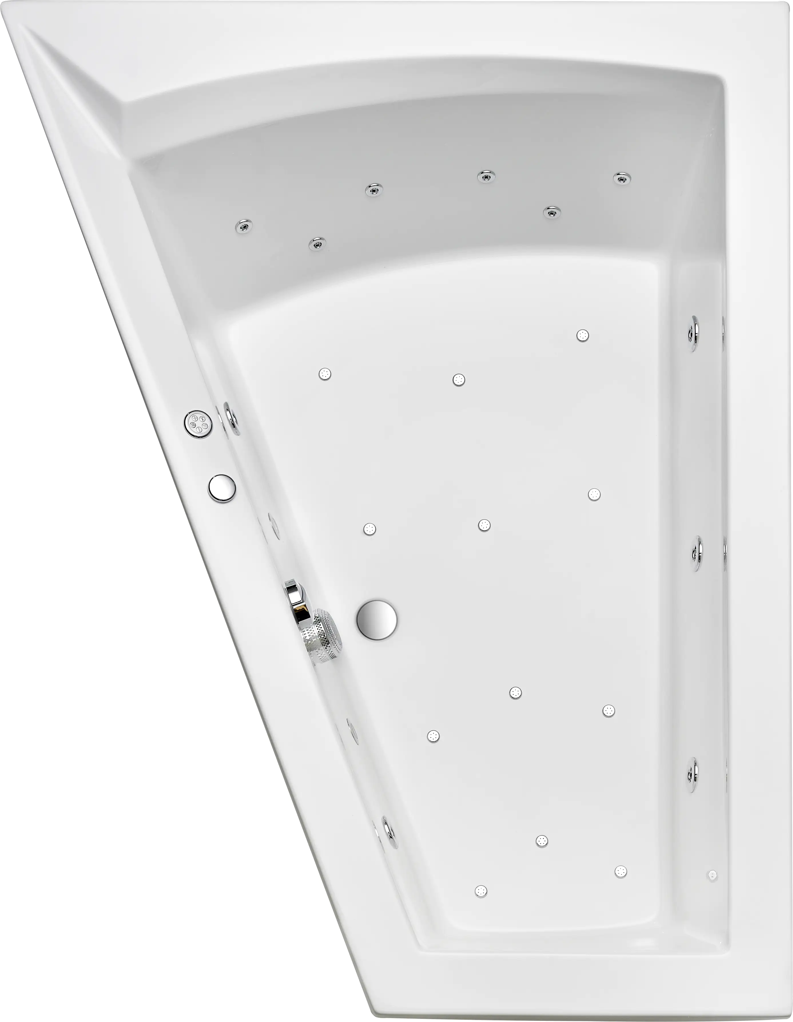 Ottofond Whirlpool Galia II Mod. B 175 x 135 cm, weiß Kombisystem Ottofond Whirlpool Galia II Mod. B 175 x 135 cm, weiß Kombisystem