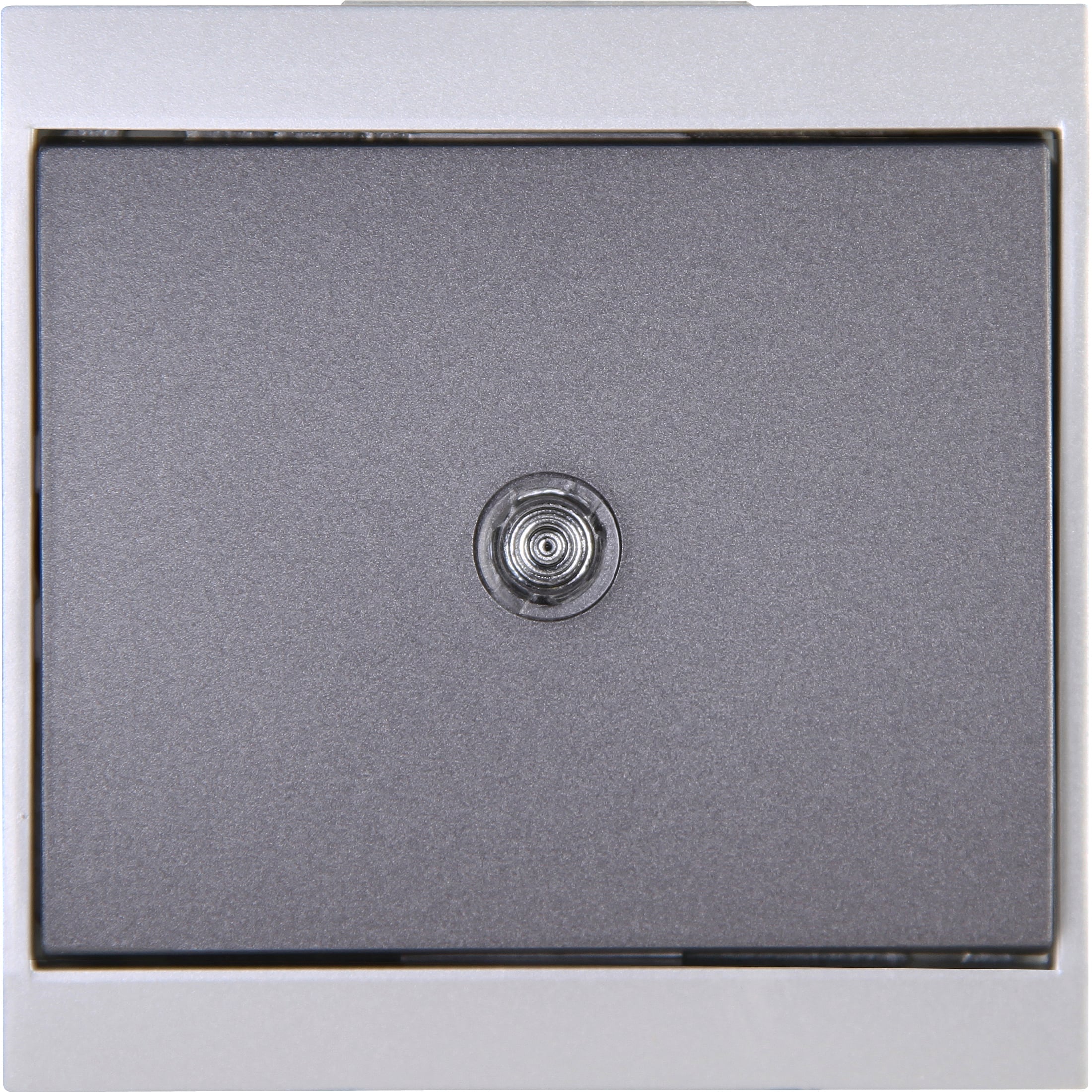 Kopp Taster beleuchtet MALTA silber-anthrazit, 621365085