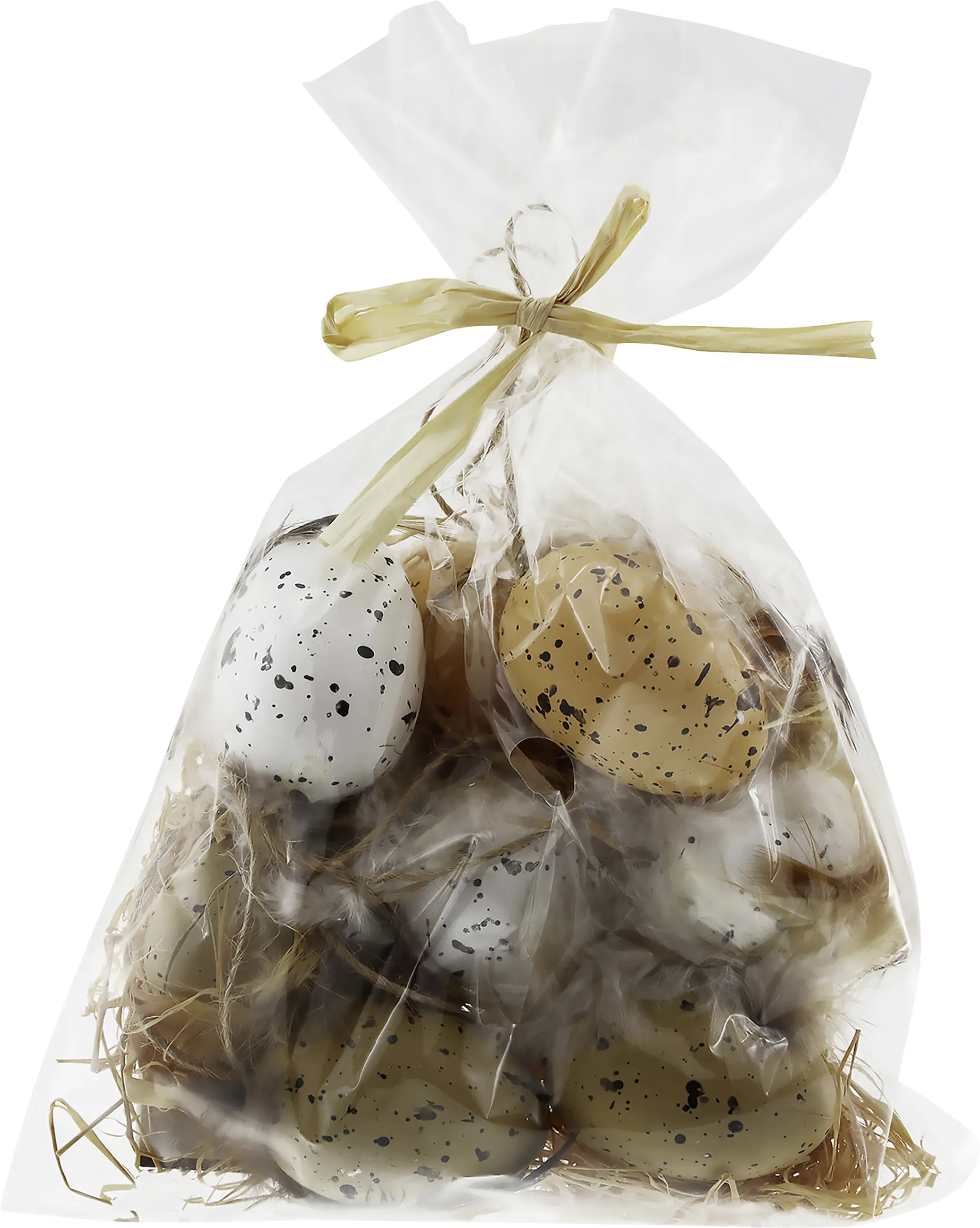 Ostereier zum Hängen Kunststoff 3,5 cm 9 Stück gesprenkelt