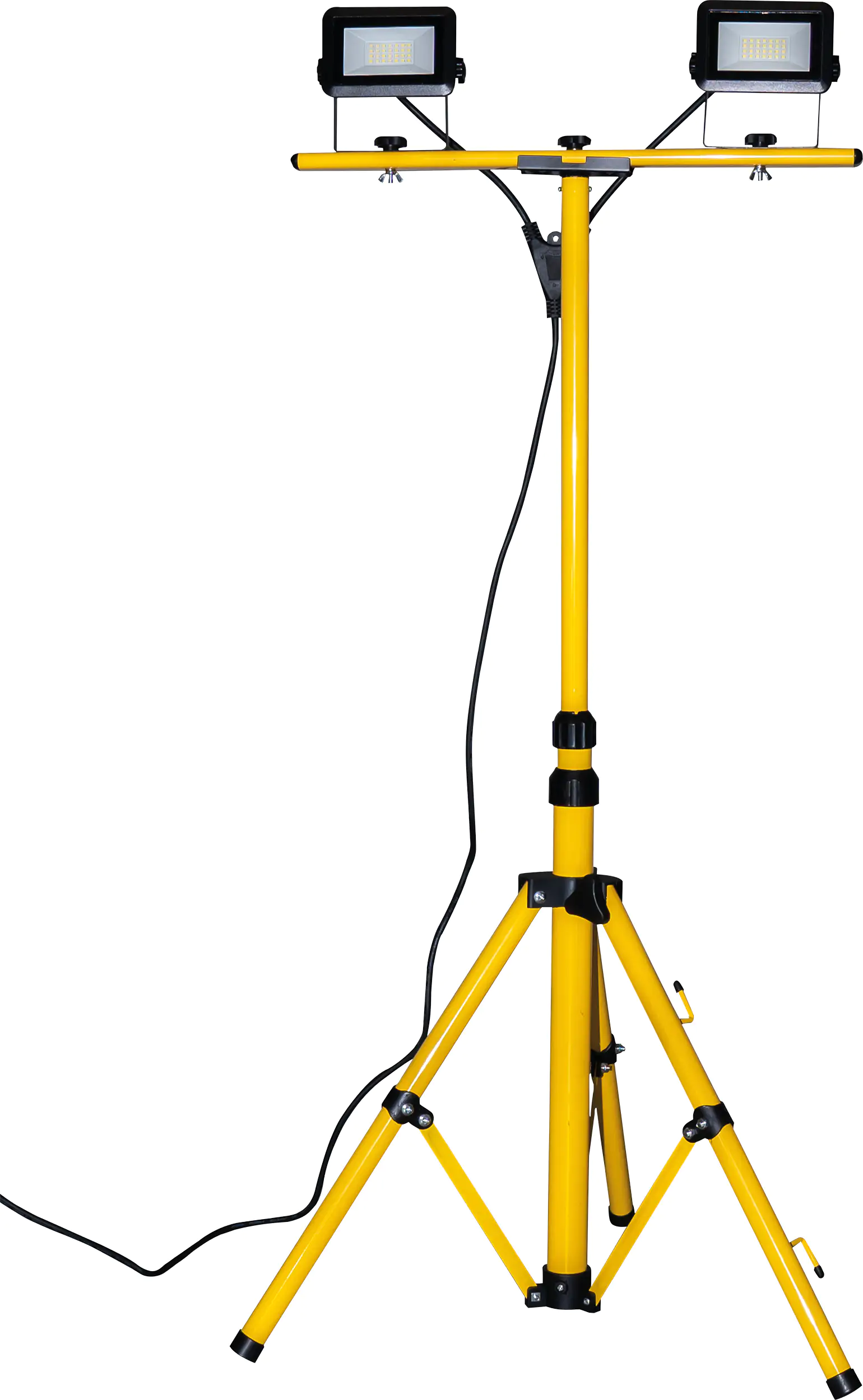 Unitec LED Strahler mit Stativ 2x 20 Watt, 2x 1700 lm, höhenverstellbar