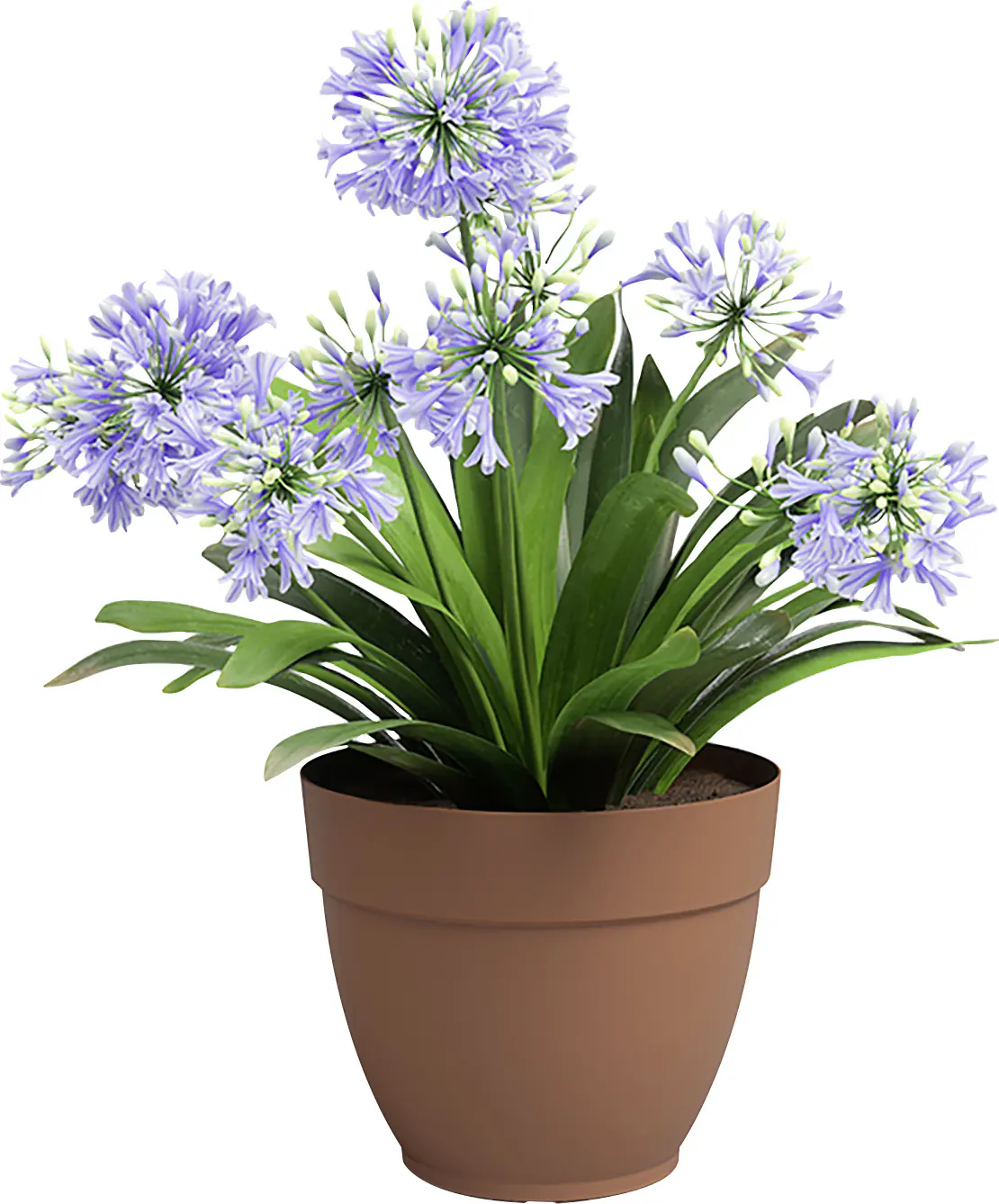 Artevasi Pflanztopf Capri Campana Kunststoff terrakotta matt Ø 30 x 25 cm