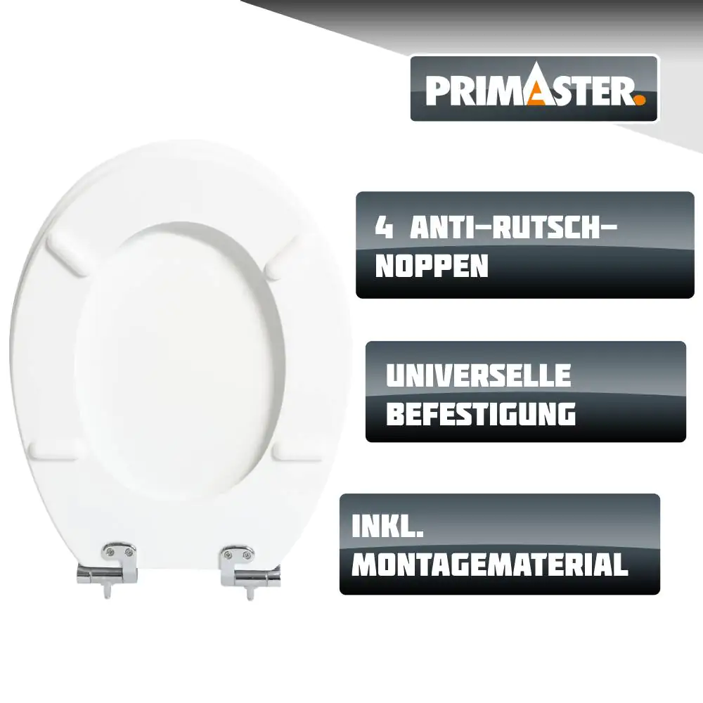 Primaster WC-Sitz Relax abnehmbar, mit Absenkautomatik Primaster WC-Sitz Relax abnehmbar, mit Absenkautomatik