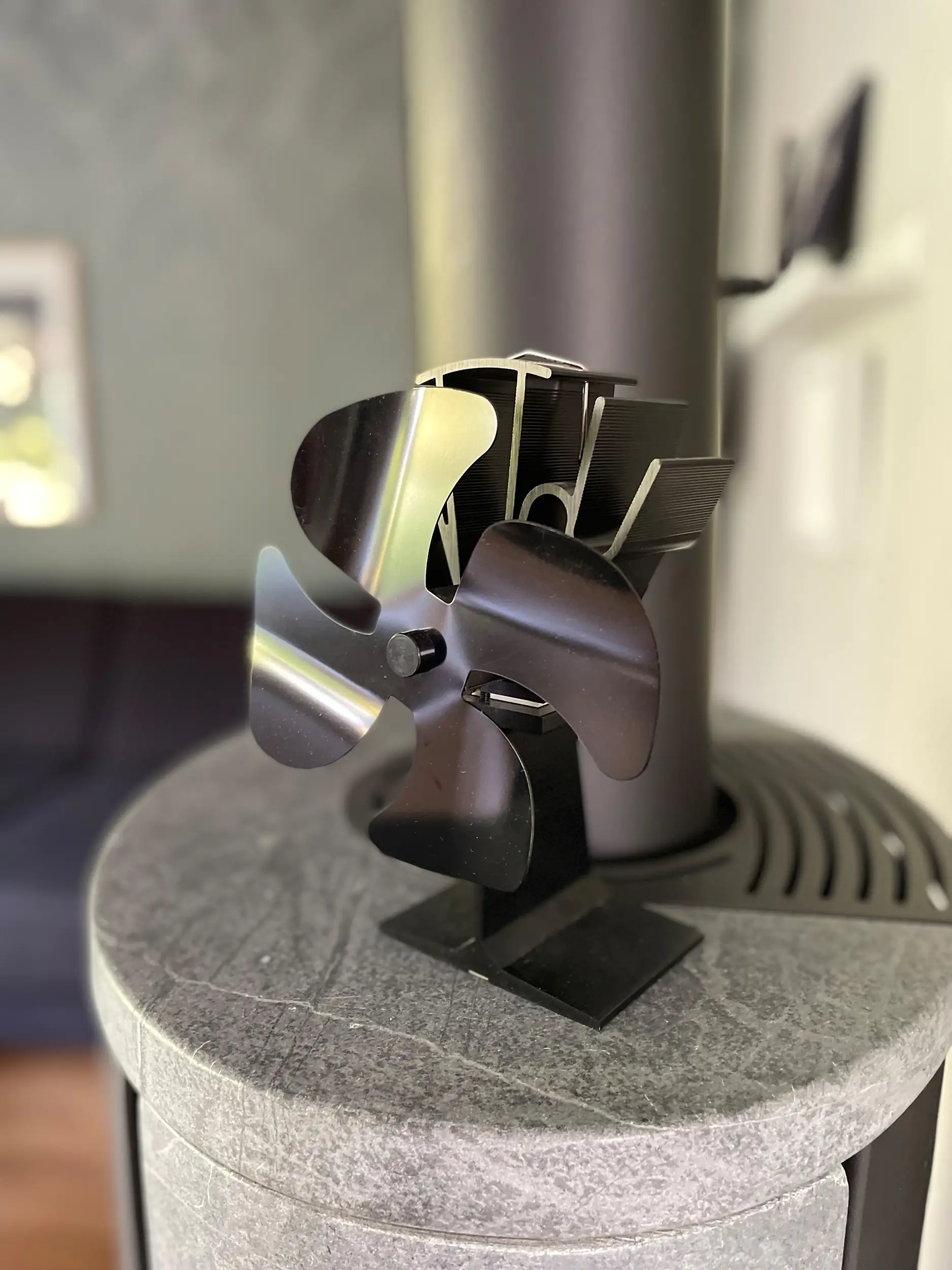 Ofenventilator essentials wärmebetrieben, leise und ökonomisch