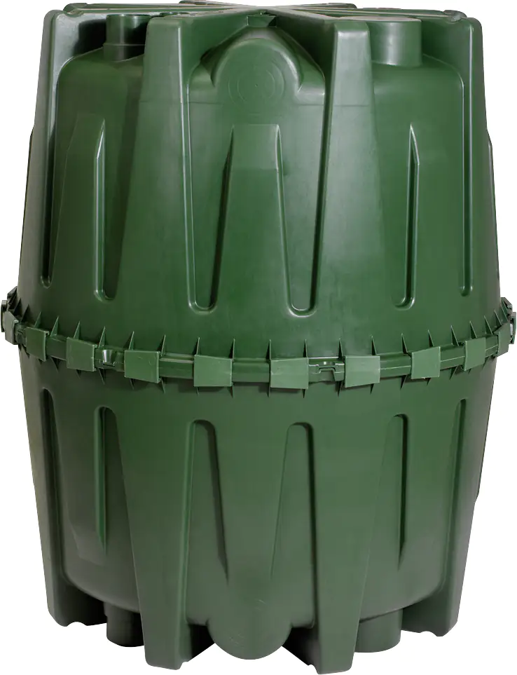 4023122350255_1067821 4rain Regenwasser Tank-Set Herkules 1.600 l, grün