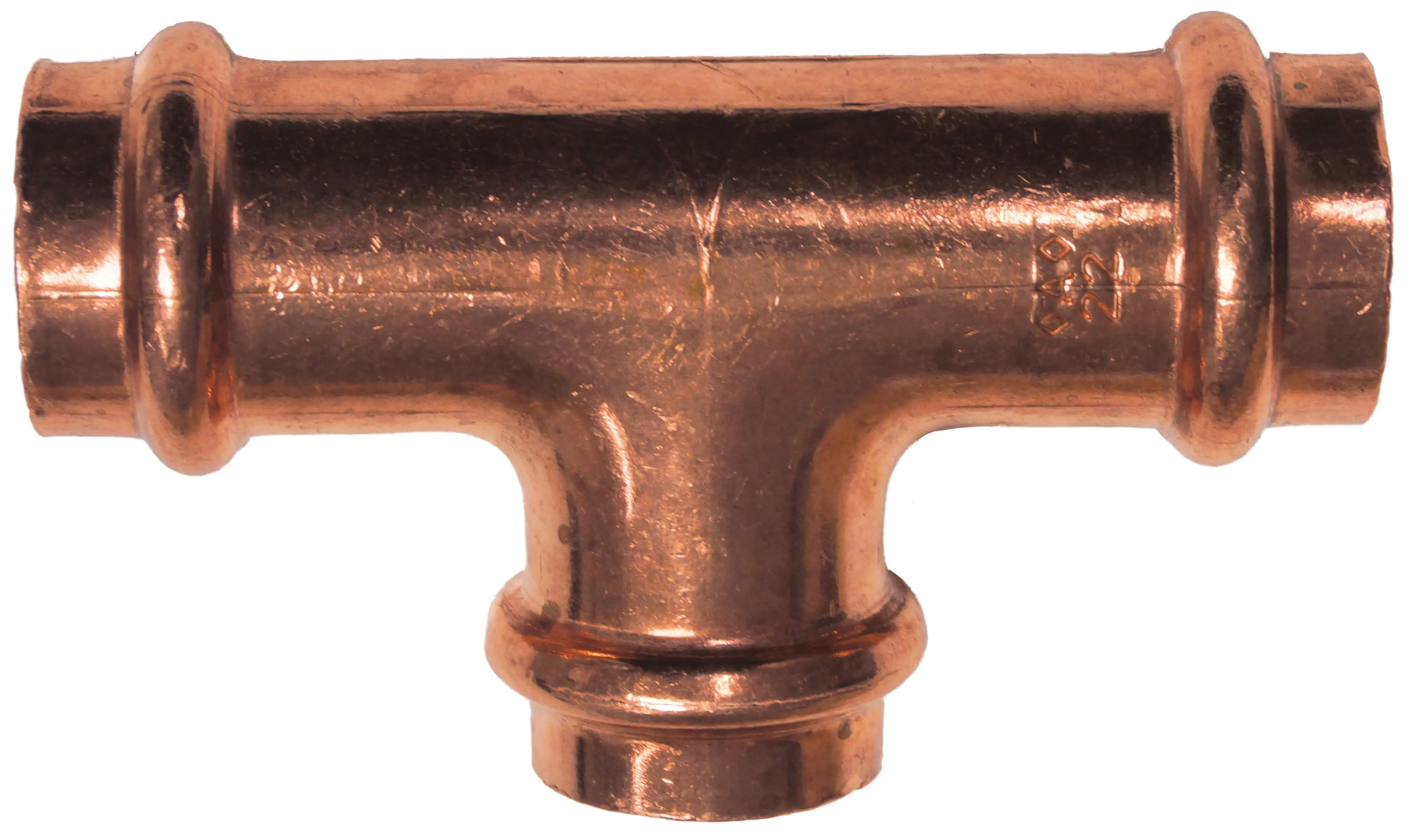 4035300904662 Cornat Press-T-Stück Kupfer, ø 22 mm