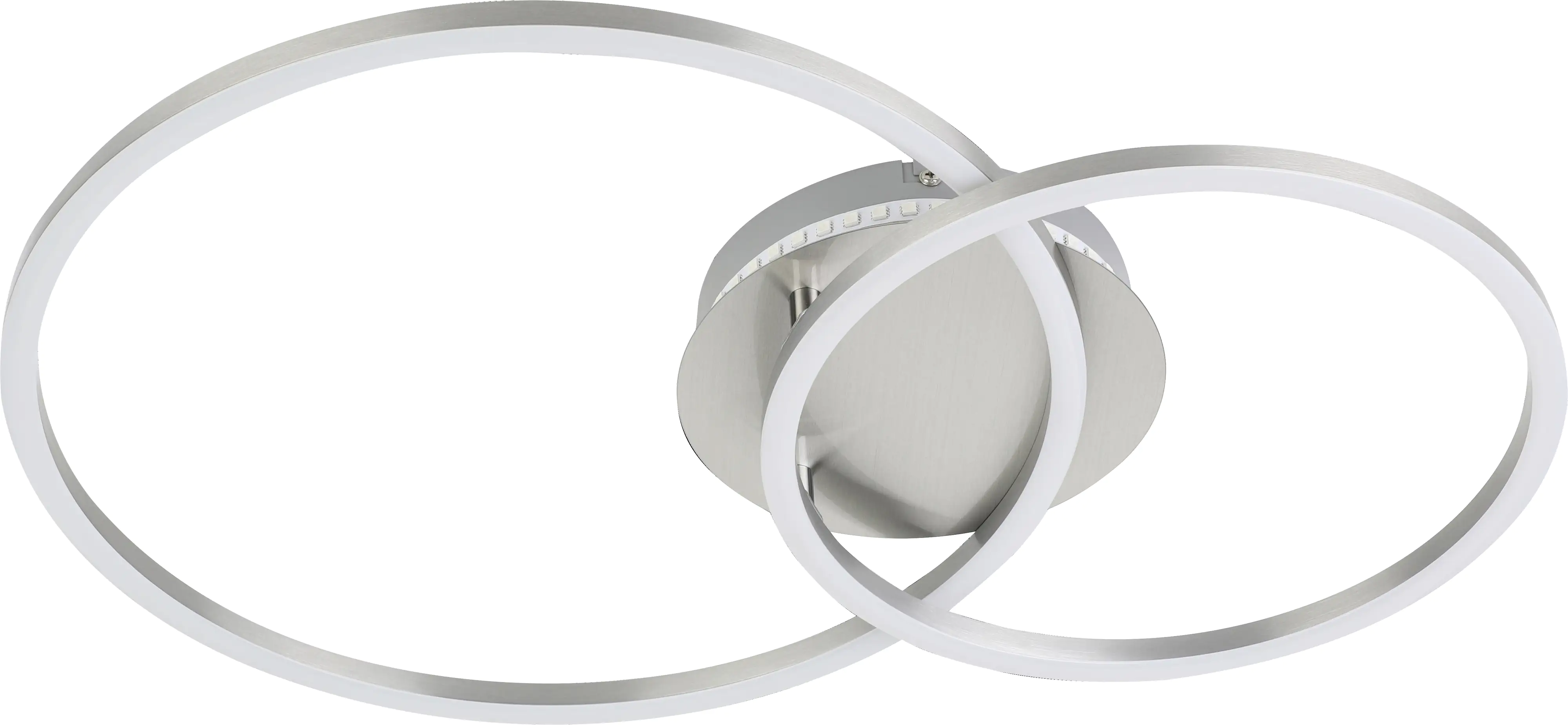 Eglo LED Deckenleuchte Palmaves 3 nickel matt 55 x 39 cm Eglo LED Deckenleuchte Palmaves 3 nickel matt 55 x 39 cm