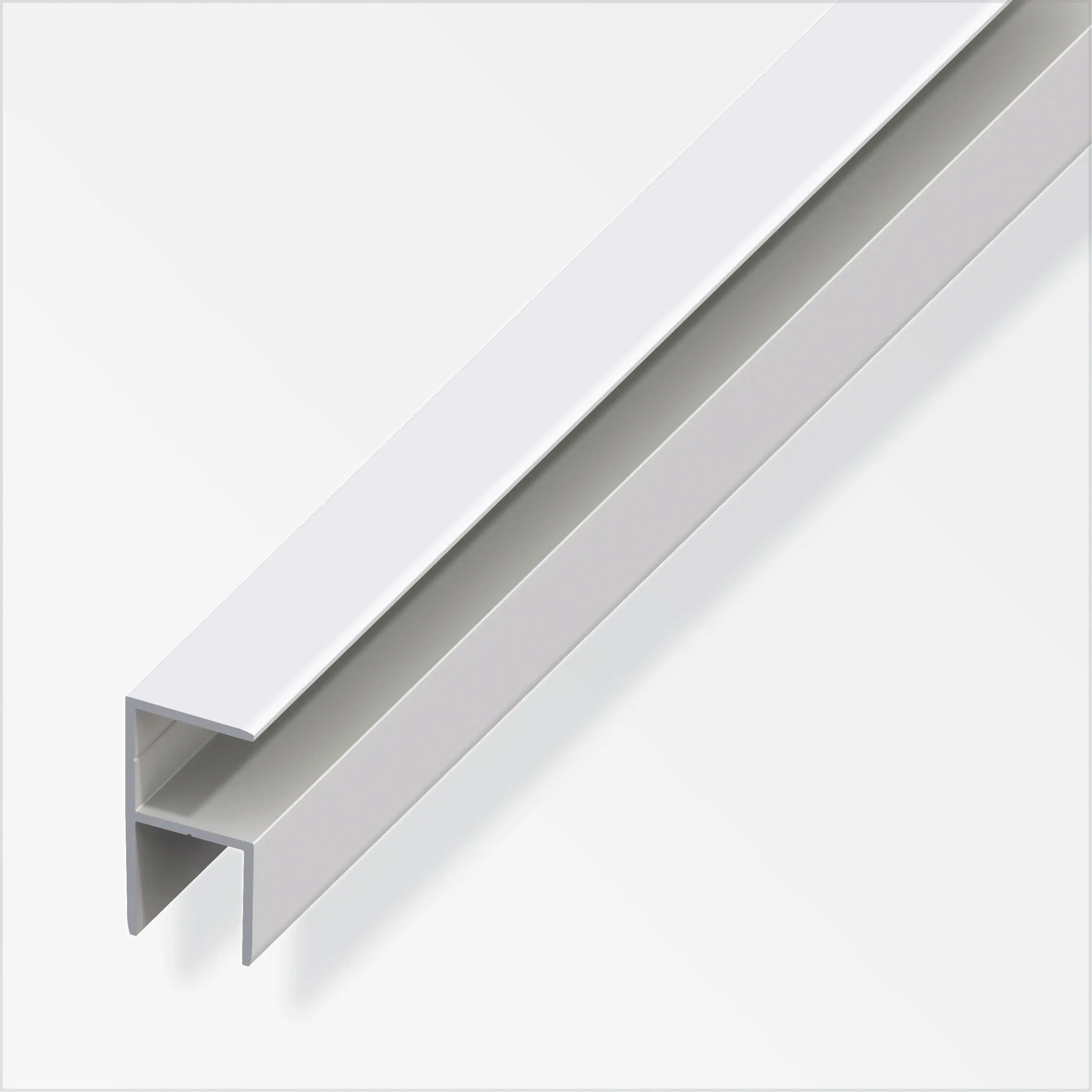 alfer clampline-Eck-Profil 1 m, 12.9 x 14.9 x 1.5 mm Alu eloxiert silber