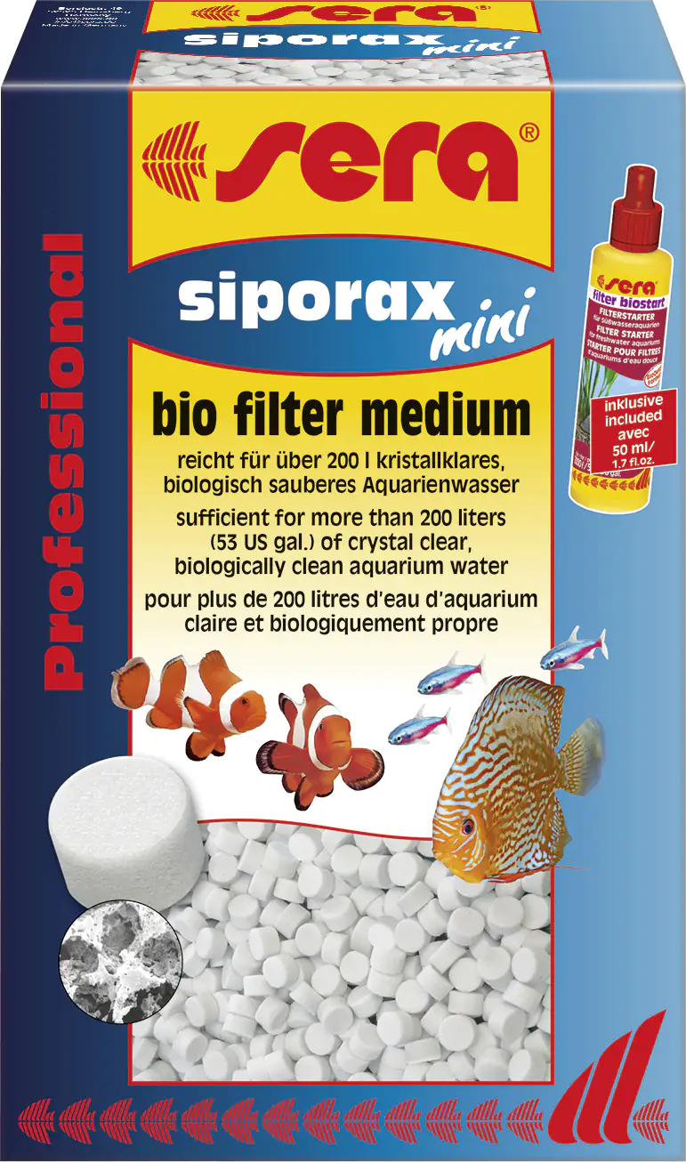 Sera Aquariumfiltermedium siporax mini Professional 270 g Sera Aquariumfiltermedium siporax mini Professional 270 g