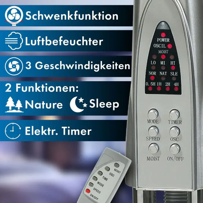 Proficare Standventilator PC-VL 3111 Proficare Standventilator PC-VL 3111