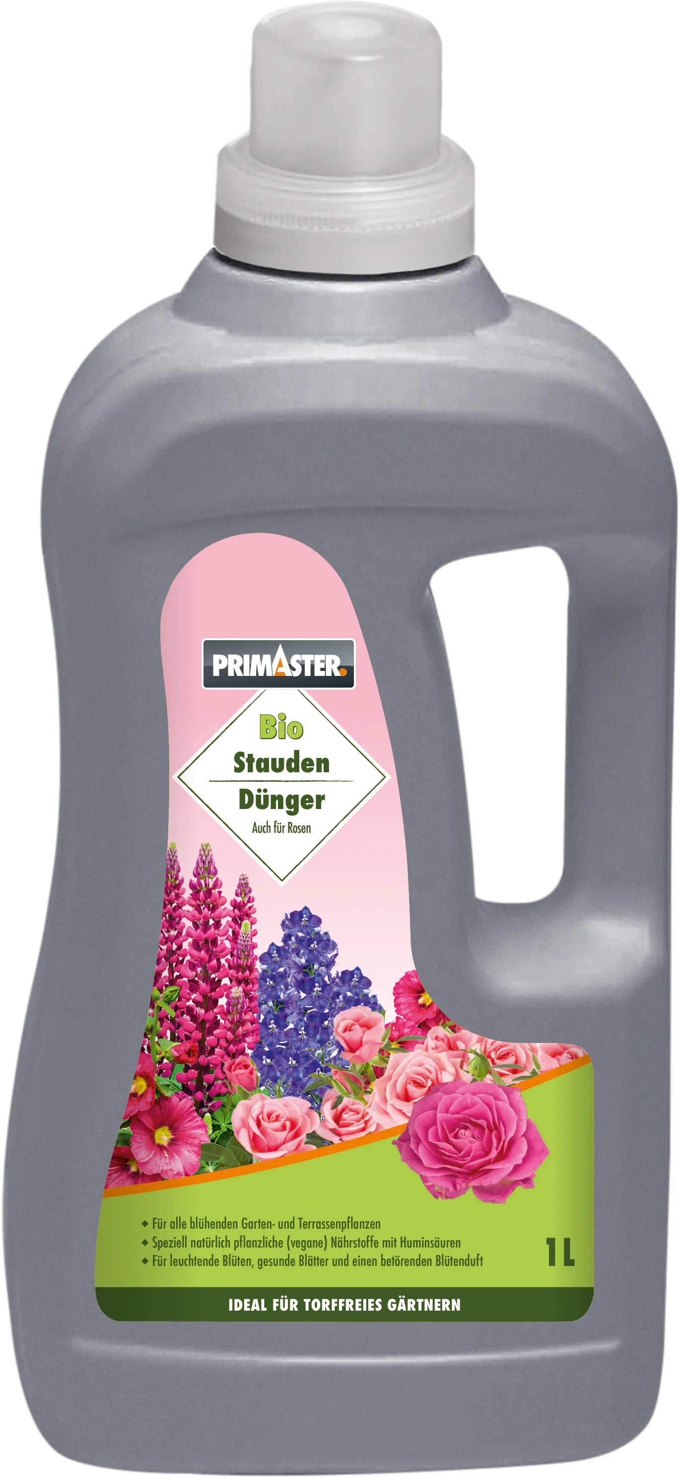 Primaster Bio Flüssigdünger 1 l für Stauden & Rosen