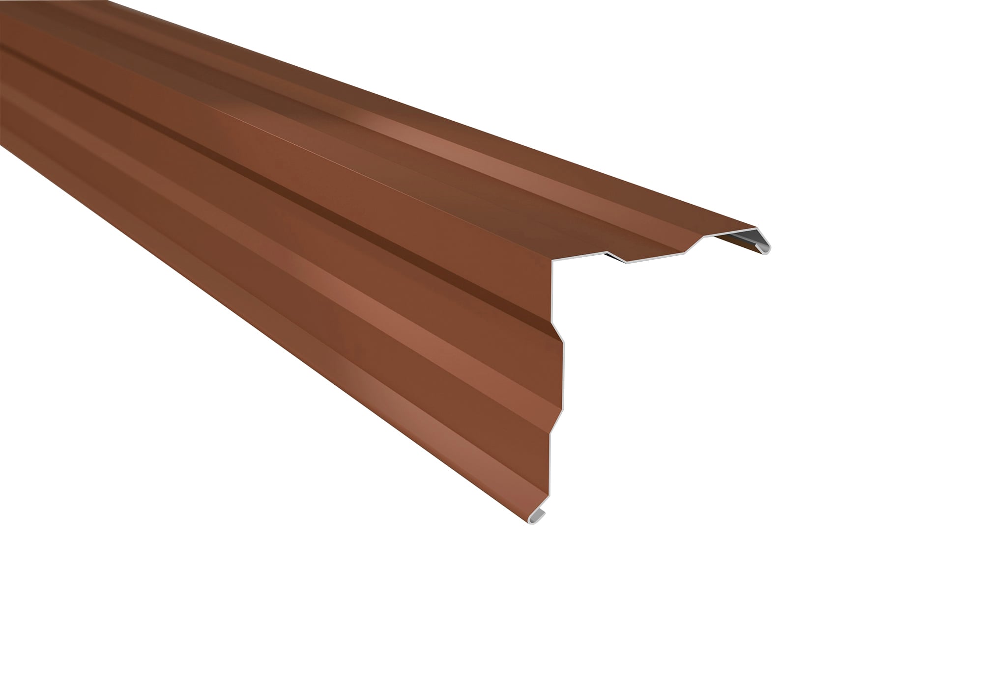 Weckman Ortgangwinkel gesickt 100 cm 115 x 115 mm ziegelrot