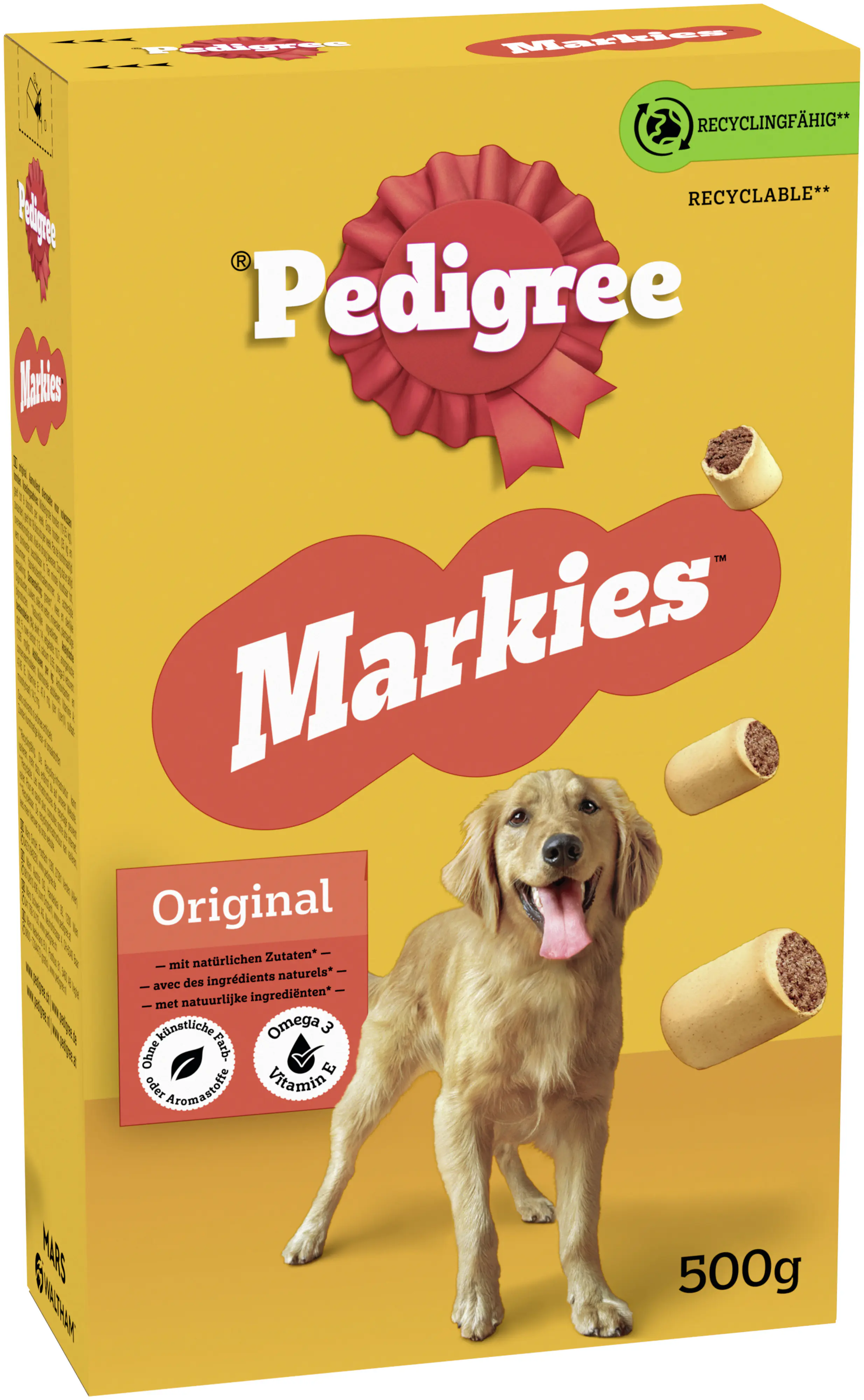 Pedigree Hundesnacks Markies Trios 500 g