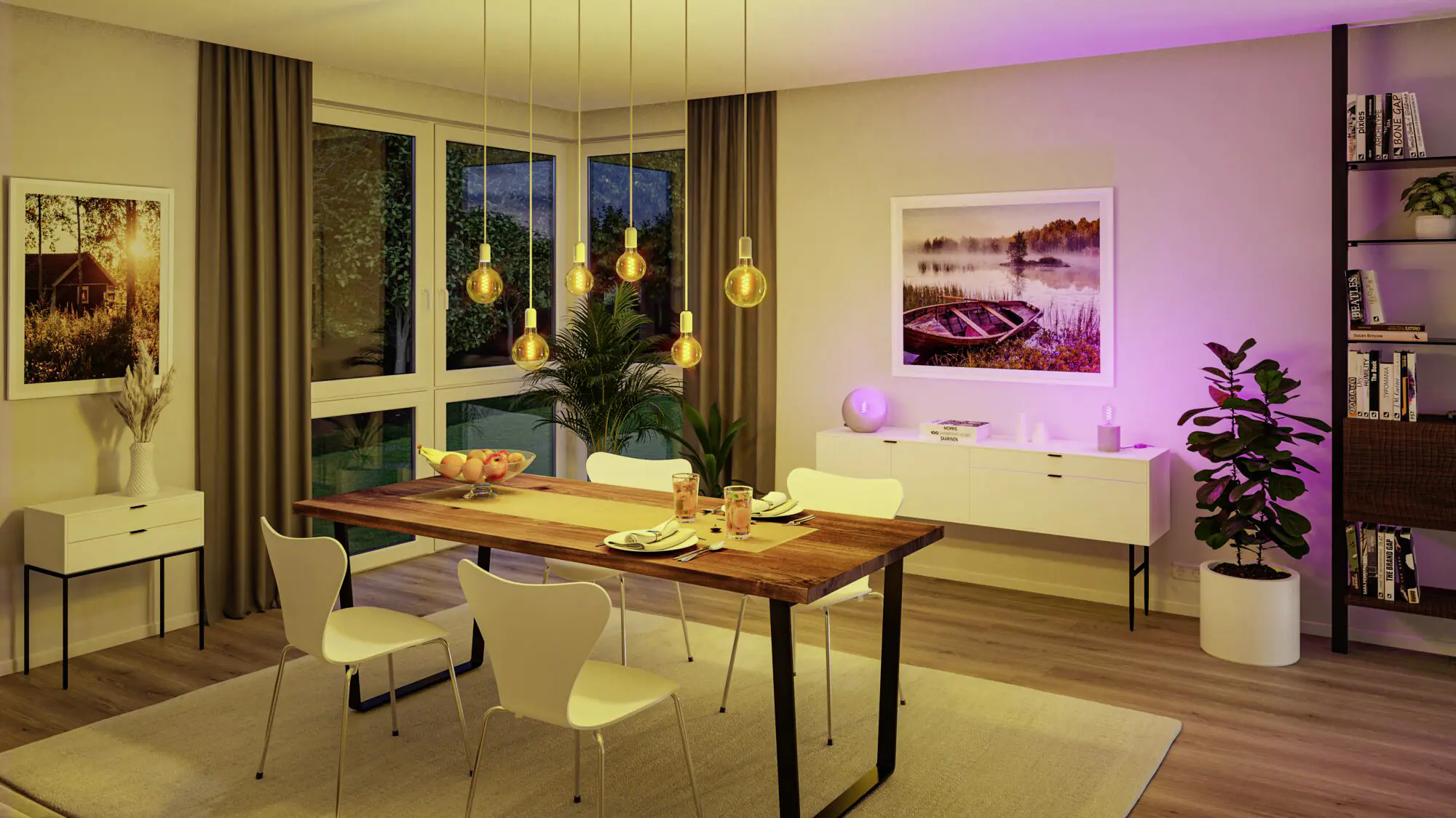 Paulmann LED Leuchtmittel ZigBee Globe 95 E27 6,3 W RGBW 3er-Pack
