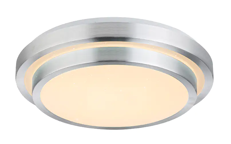 9007371382323_8 Globo LED Deckenleuchte Ina II weiß, opal mit Aluminiumring