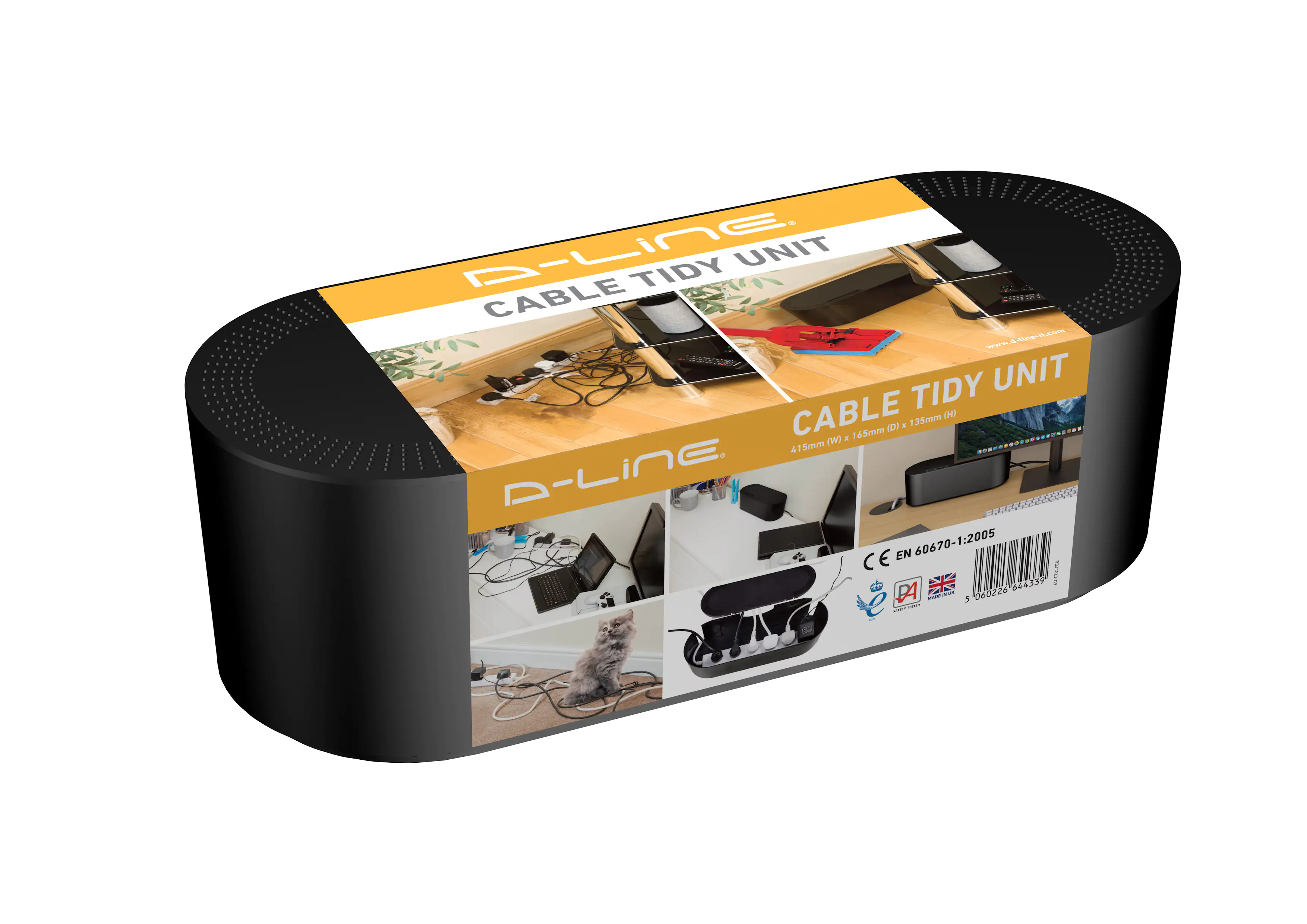 D-Line Kabelbox groß schwarz