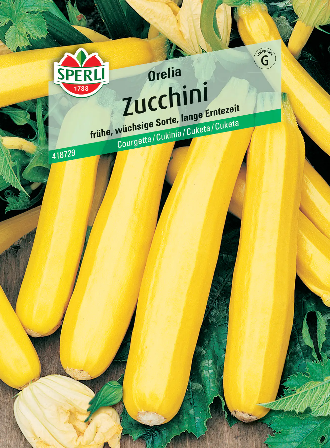 Sperli Zucchini Orelia F1