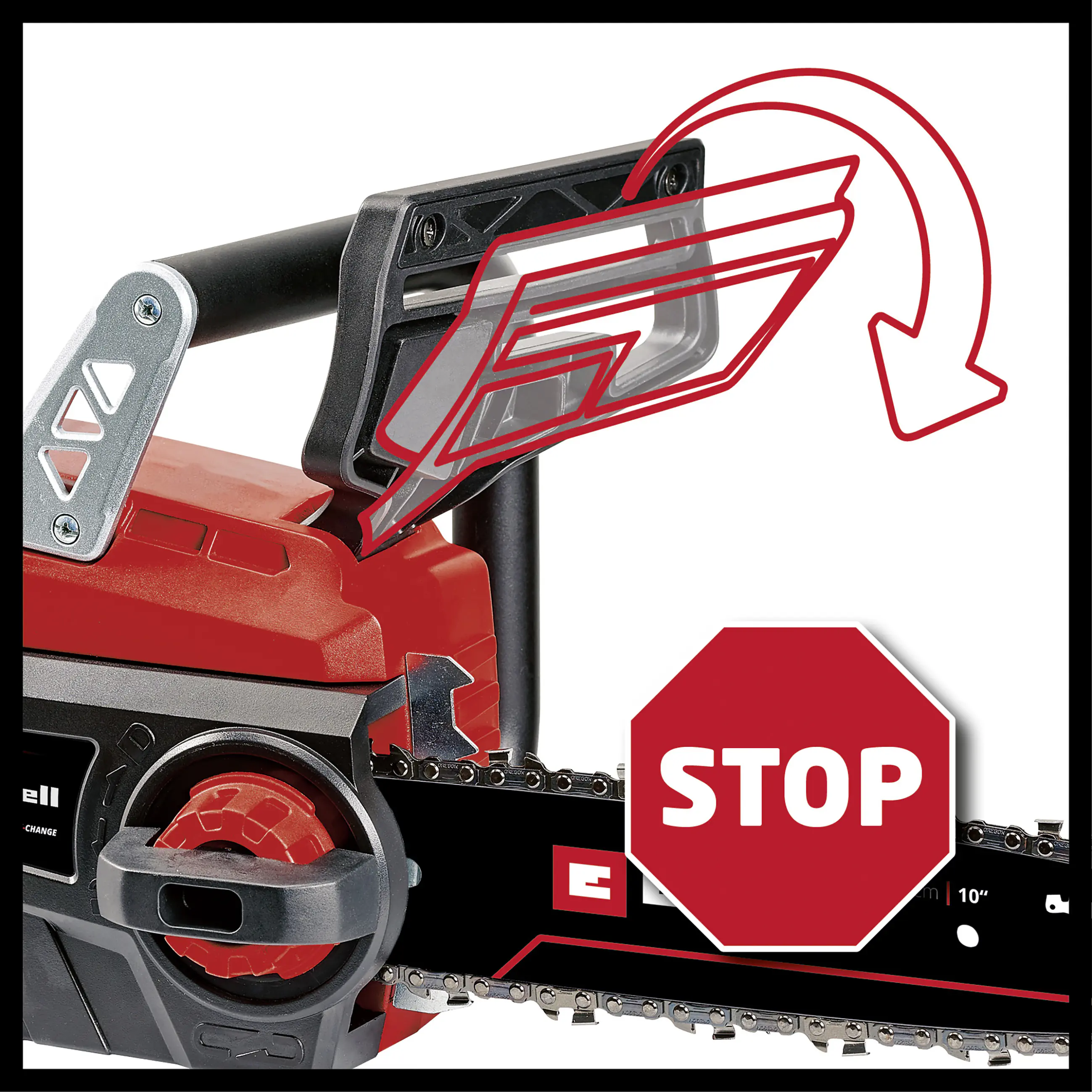 Einhell Akku-Kettensäge GE-LC 18/25-1 Li Kit 25 cm Schwertlänge mit 3,0 Ah Akku