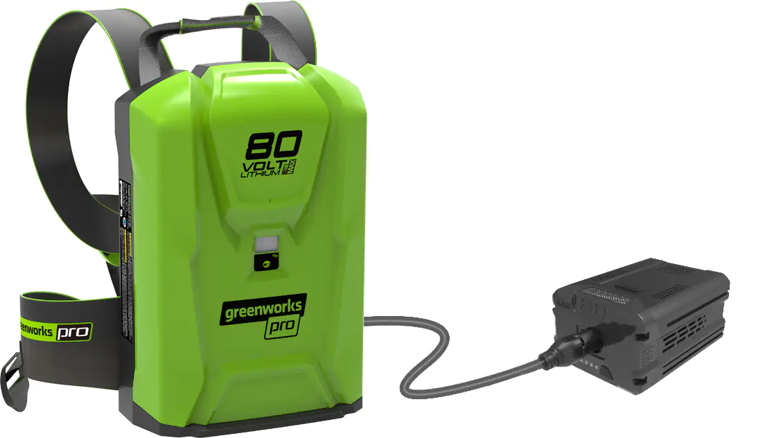 Greenworks Rücken-Trageakku 80 V 12,5 Ah optimale Gewichtsverteilung
