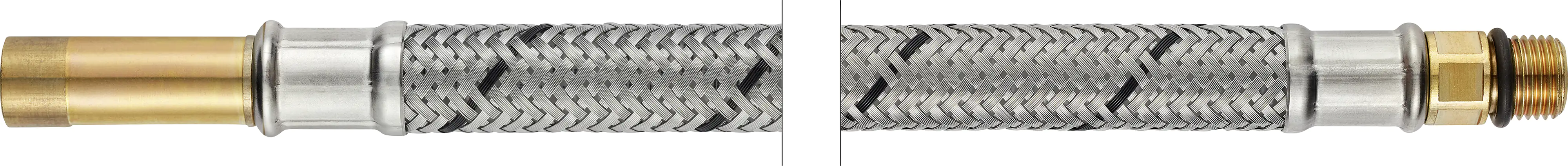 Flexo Anschlussschlauch Rohrstutzen Aussengewinde M10, 35 cm