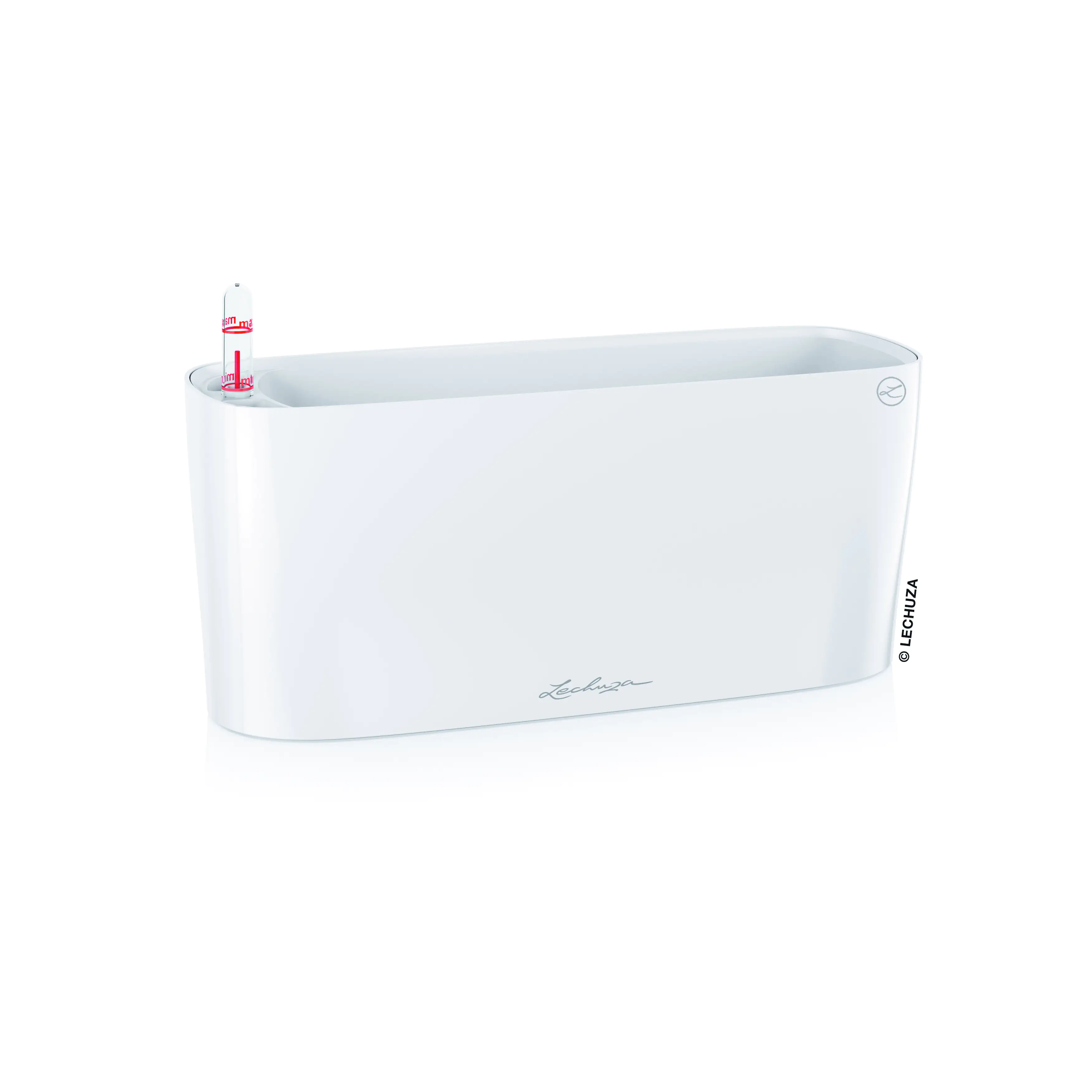 Lechuza Pflanzkasten Delta 10 cm Kunststoff weiß hochglanz Lechuza Pflanzkasten Delta 10 cm Kunststoff weiß hochglanz