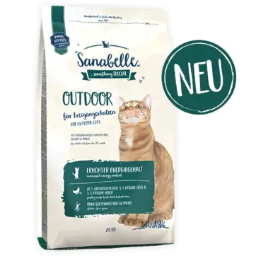 Sanabelle Katzentrockenfutter Outdoor mit Ente für Freigängerkatzen 400g