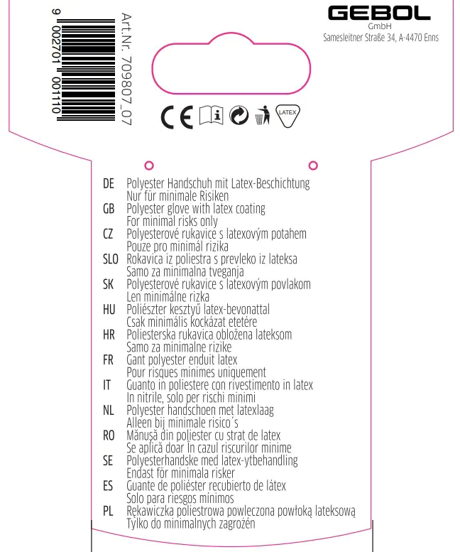 Gebol Handschuh Flower Duo   Gebol Handschuh Flower Duo