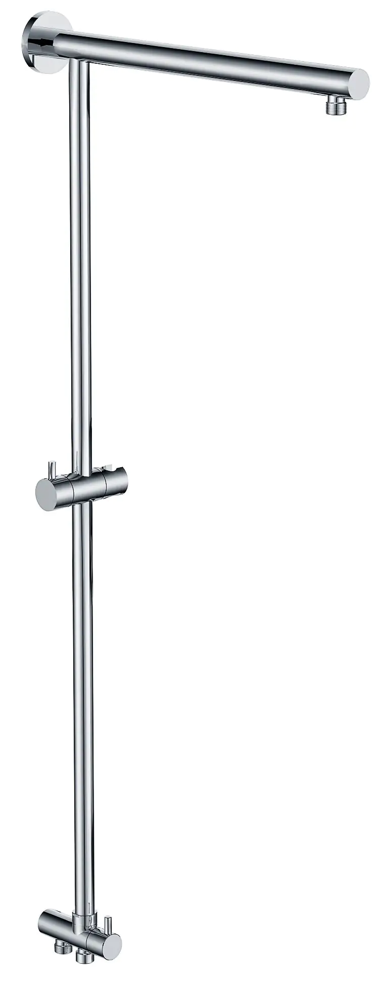 Primaster Brausestange mit Kopfbrausesysteme und Handbrausenhalter Upolu chrom 100 cm